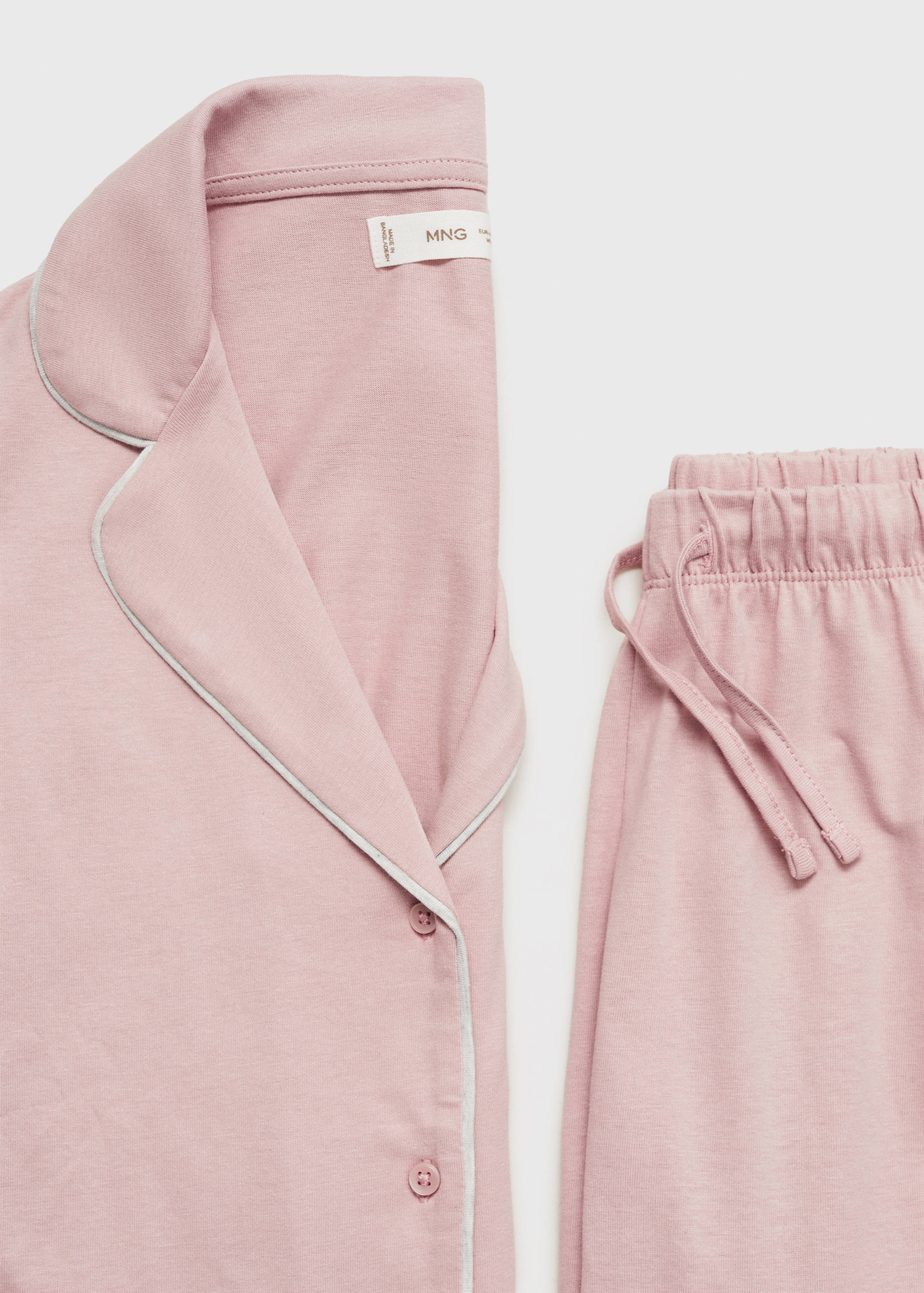 Cotton long pyjamas - Details of the article 8