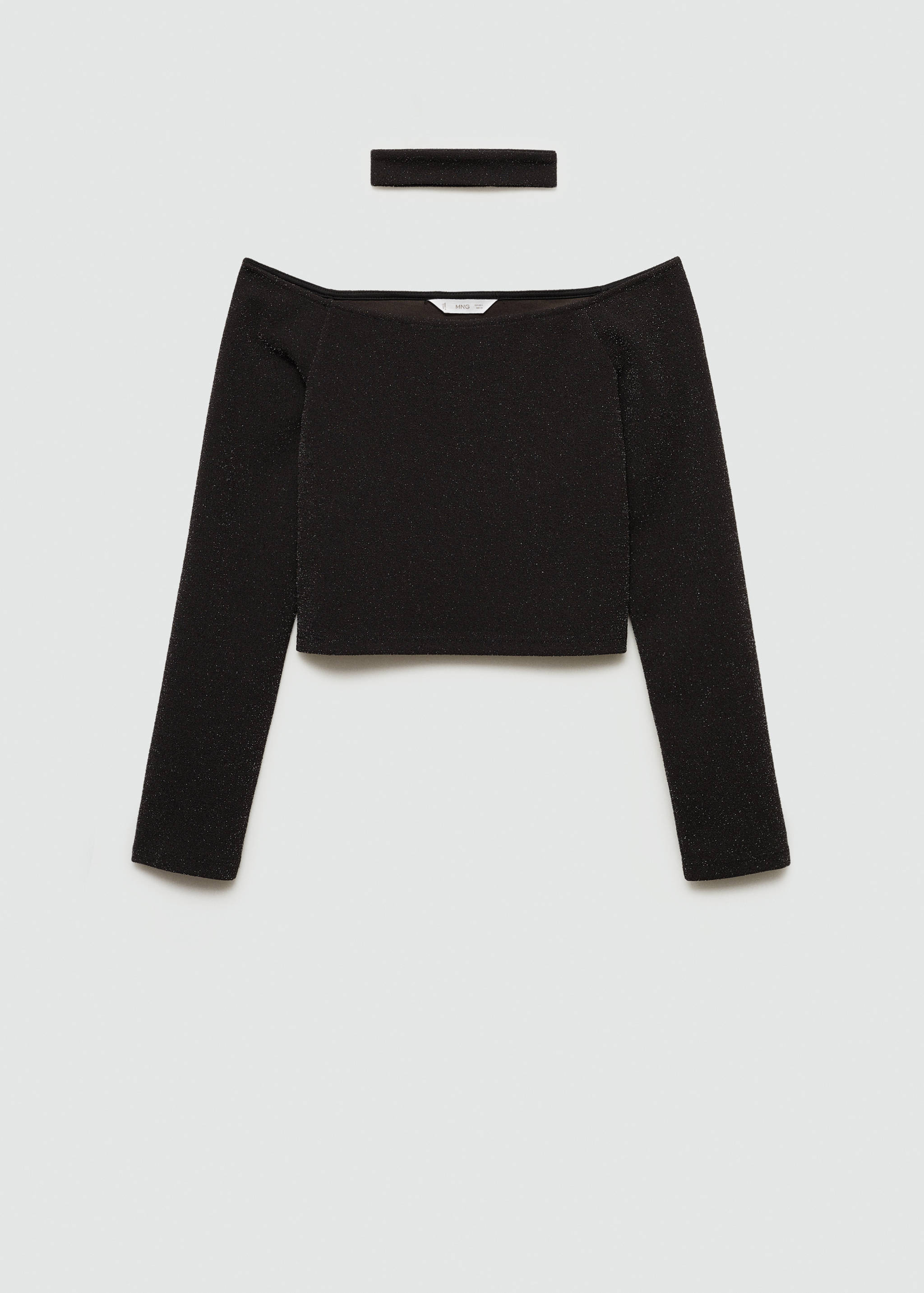 Choker lurex top - Article without model