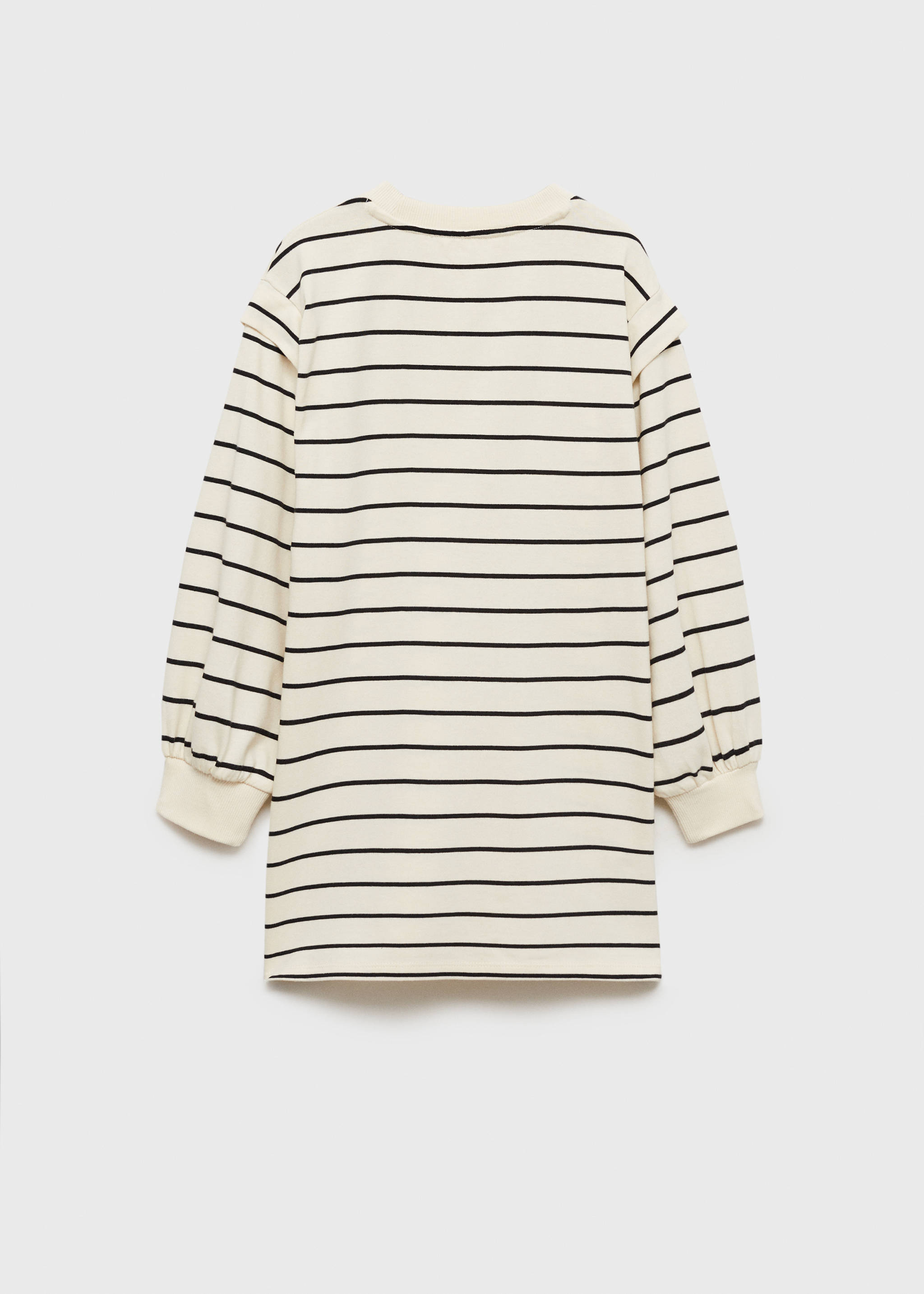 Vestido algodón rayas - Reverso del artículo