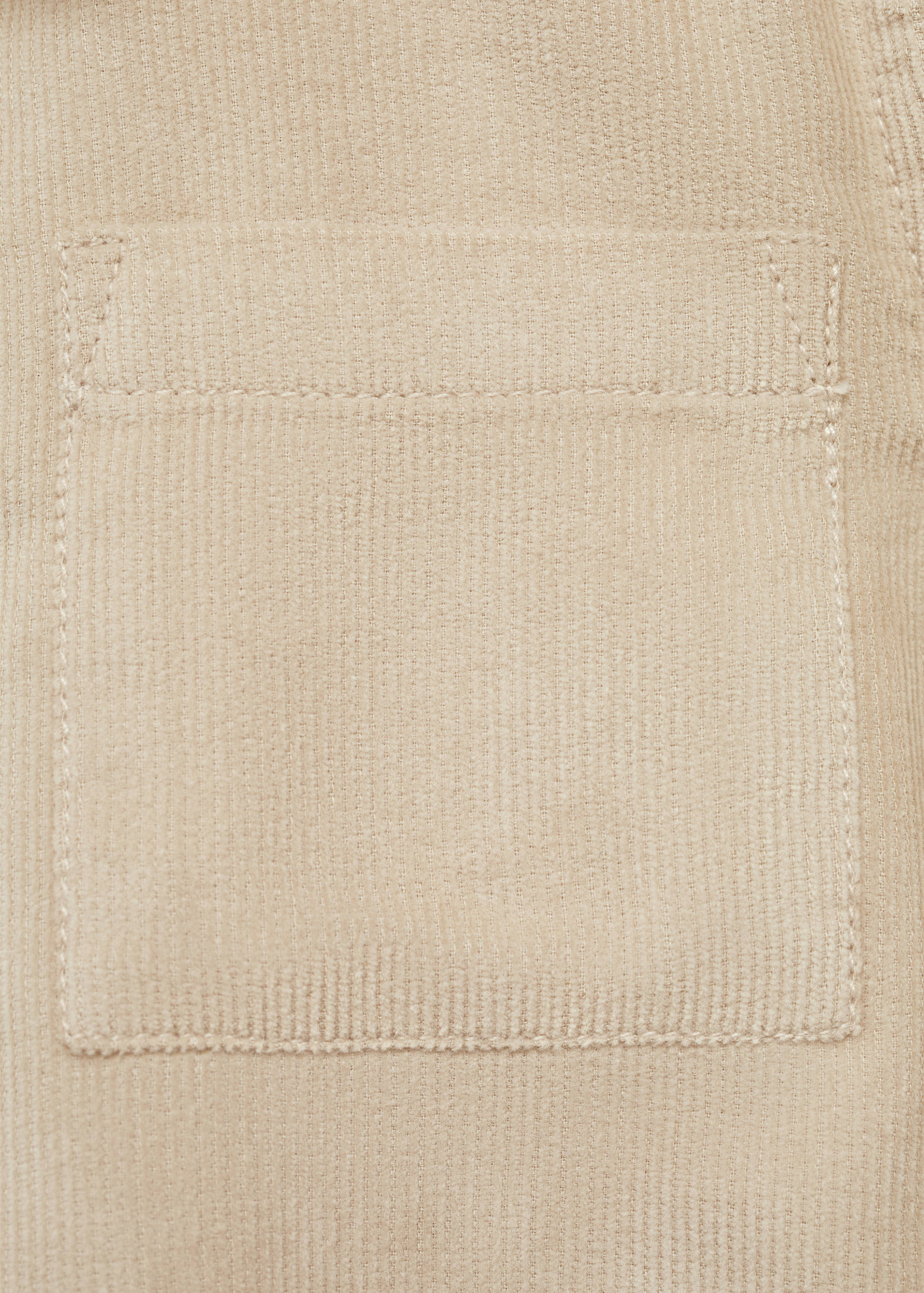 Corduroy overshirt with pockets - Details of the article 0