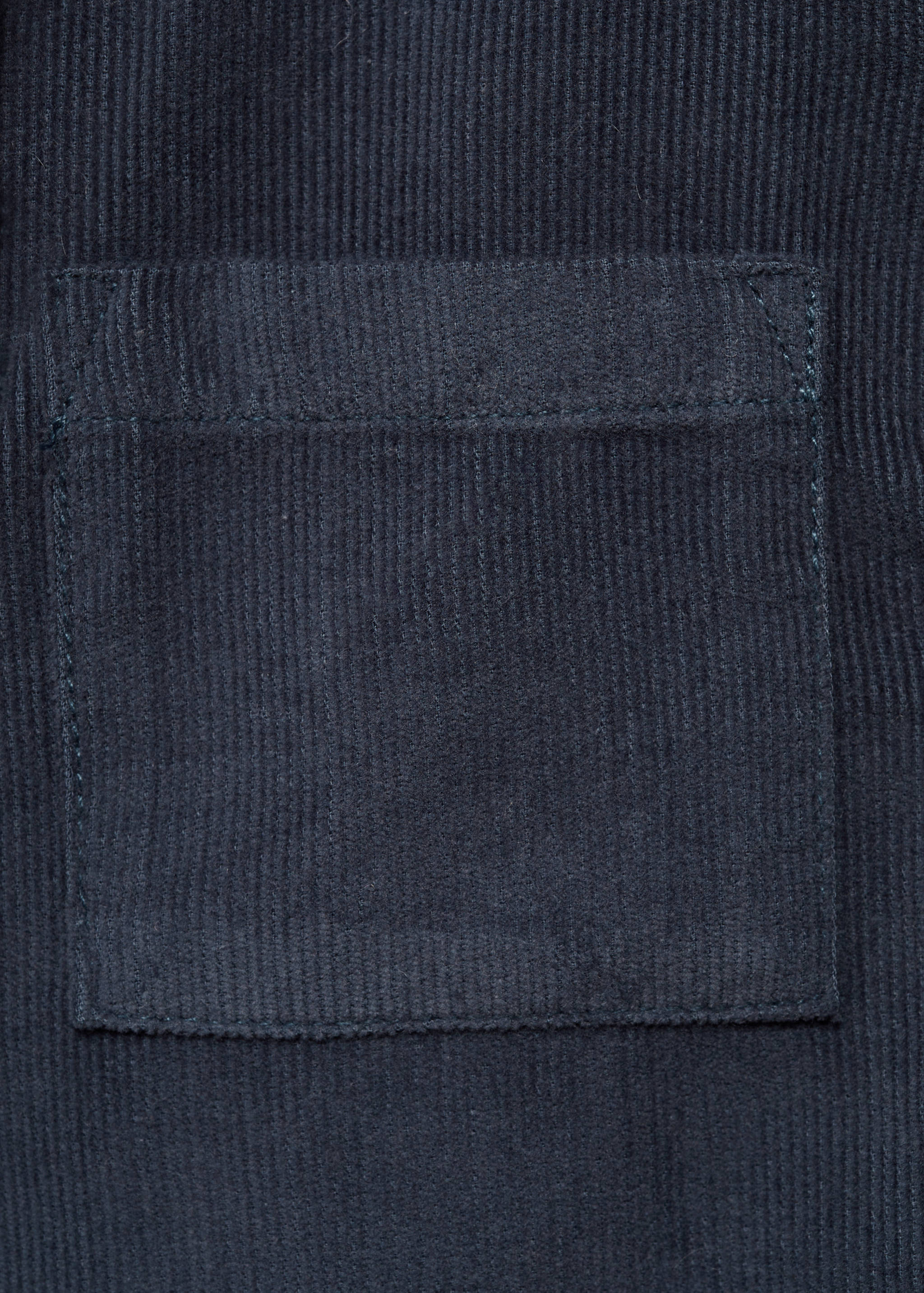 Corduroy overshirt with pockets - Details of the article 0