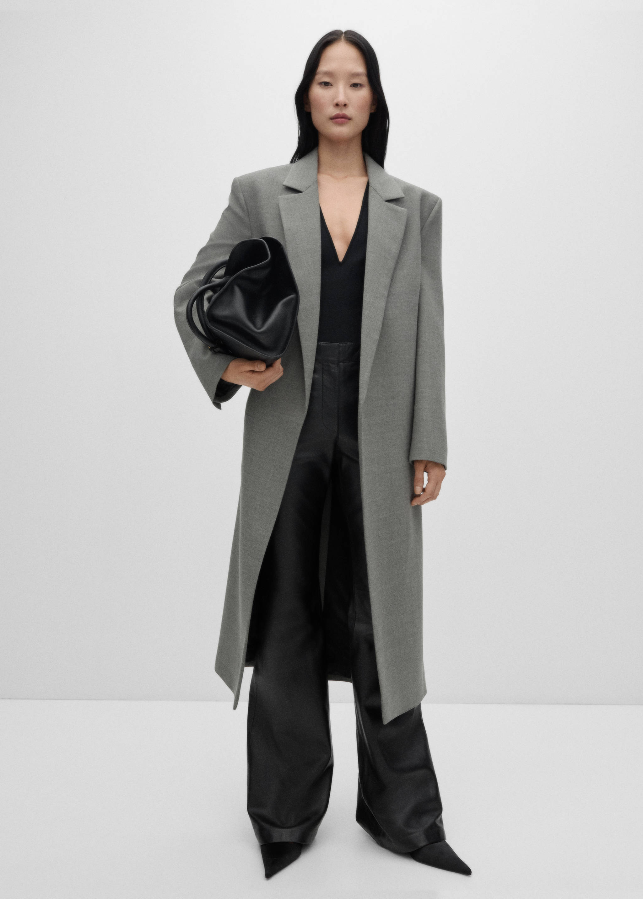 Knitted bodysuit with open back - General plane