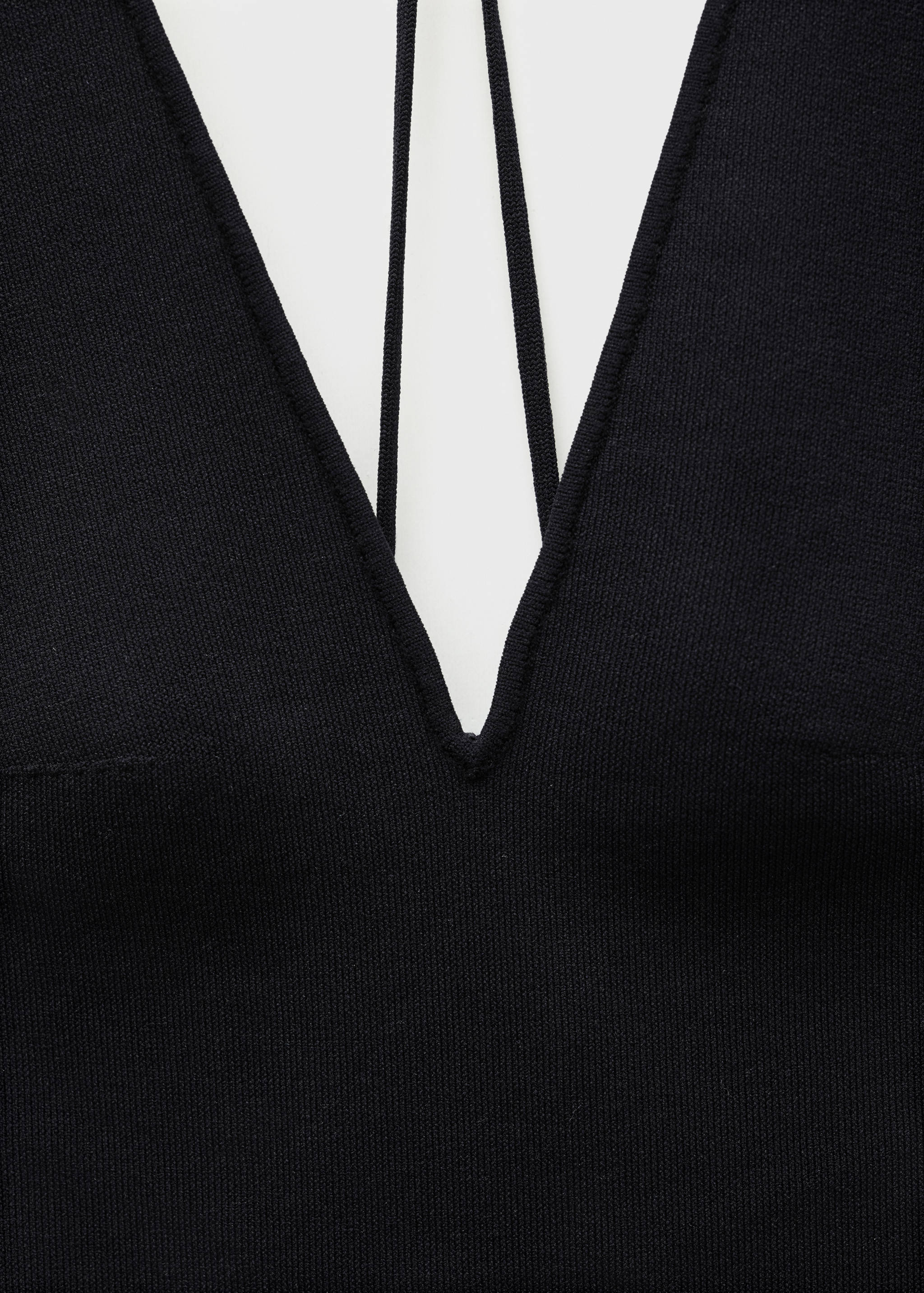 Knitted bodysuit with open back - Details of the article 8