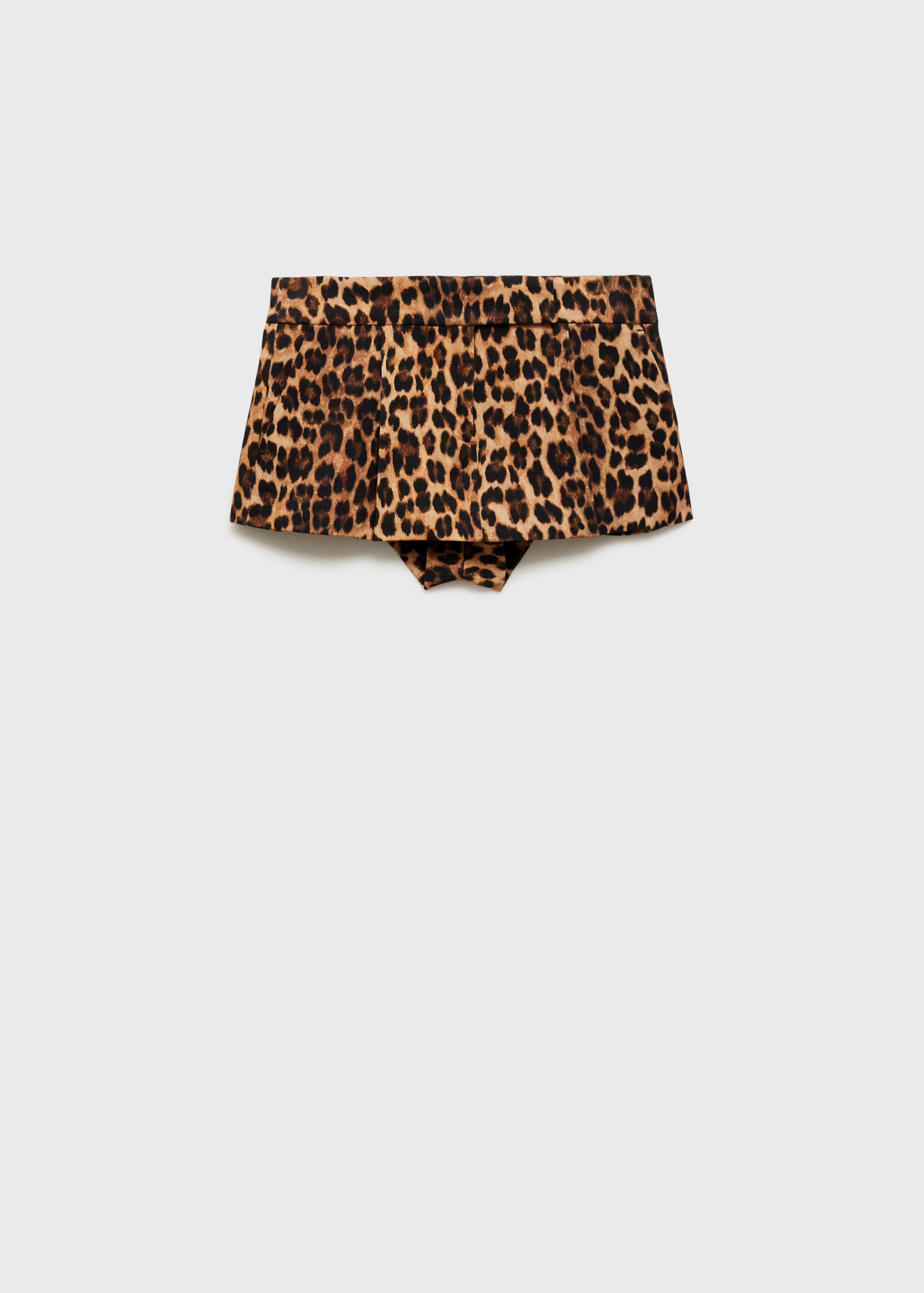 Leopard-print skirt trousers - Article without model