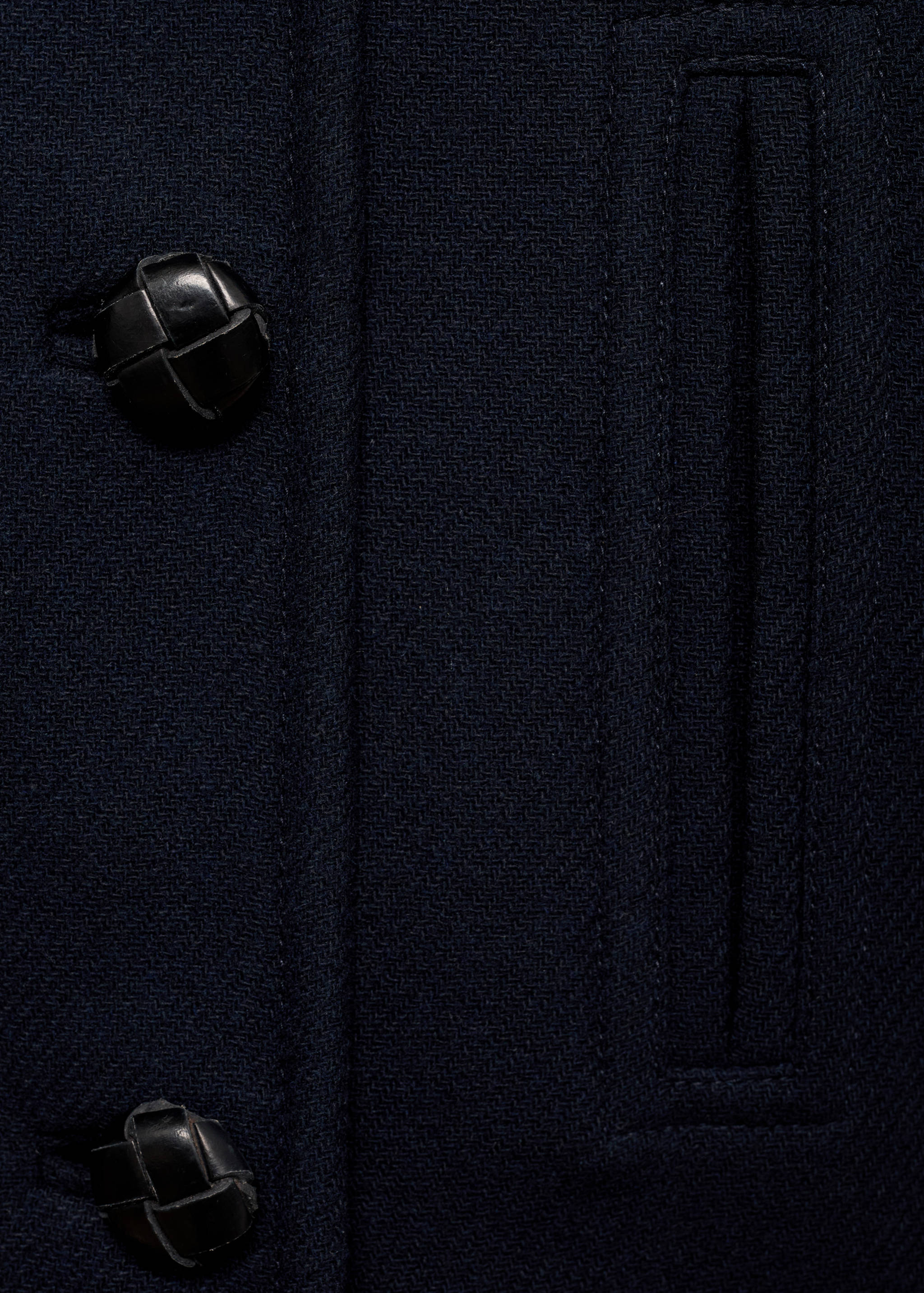 Manteau laine oversize structuré - Détail de l'article 0