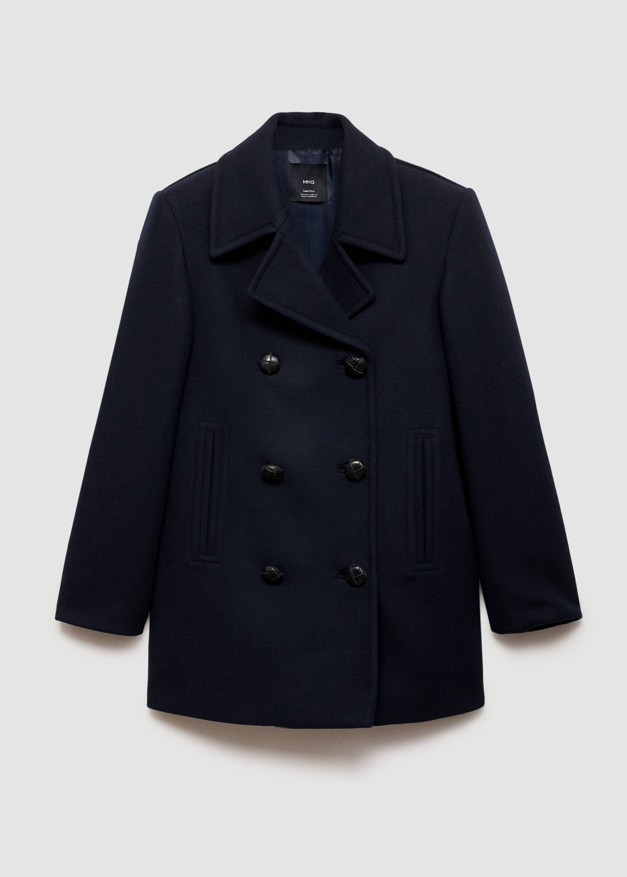 Structured oversize wool coat - Article without model