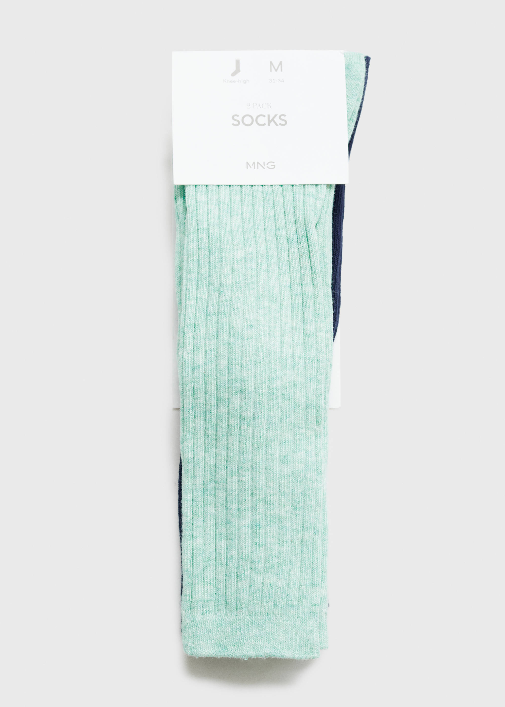 Две пары носков в рубчик - Деталь изделия 0