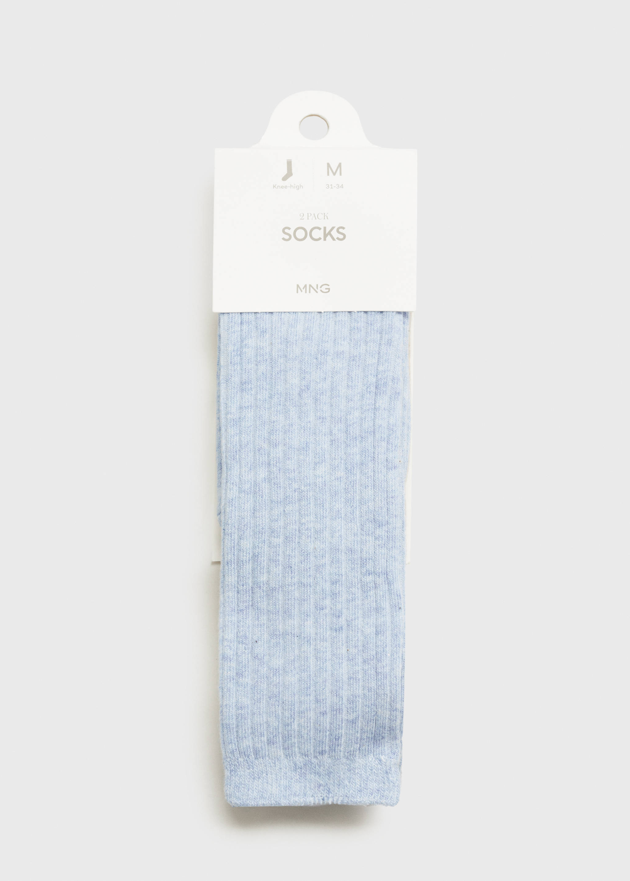 Две пары носков в рубчик - Изделие без модели