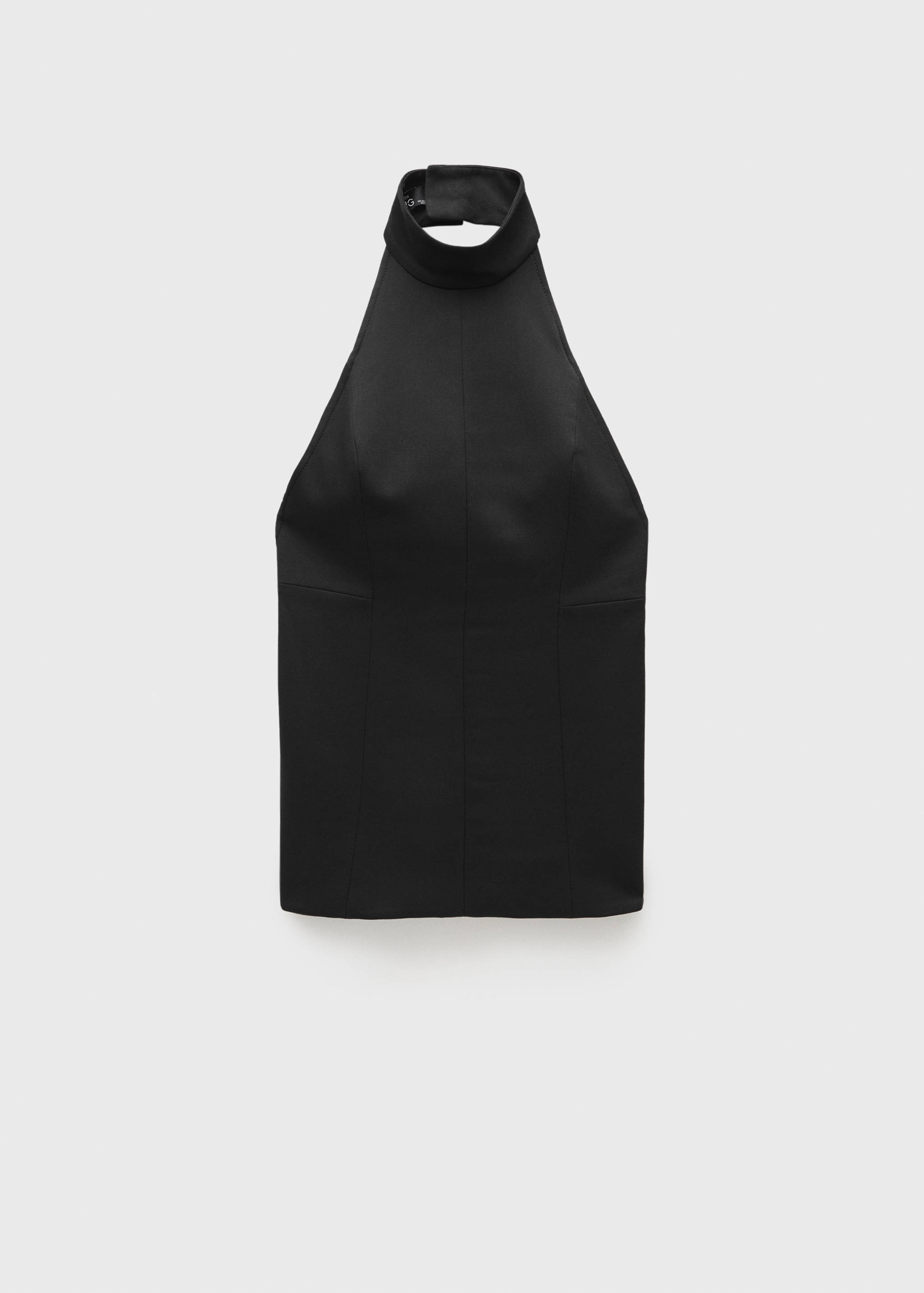 Halter top with open back - Article without model