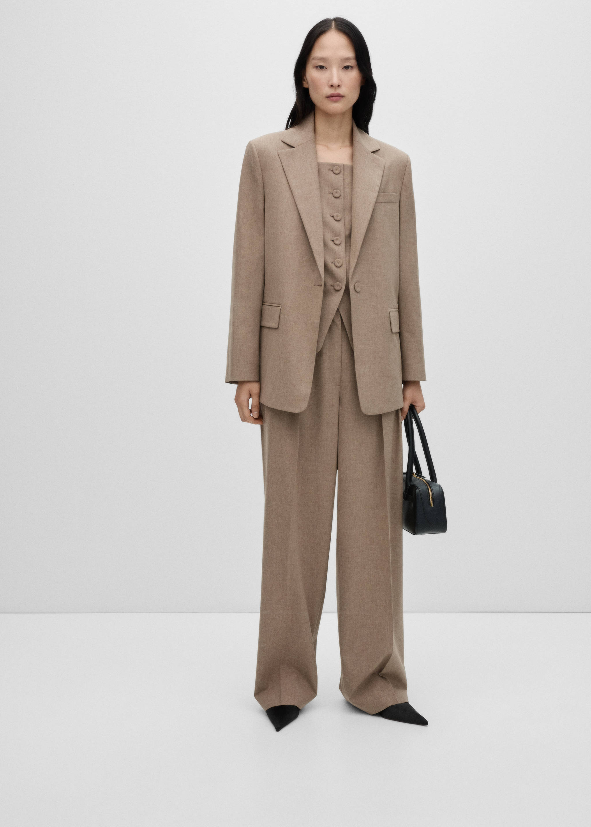 Anzughose aus Wolle - Allgemeine Ansicht