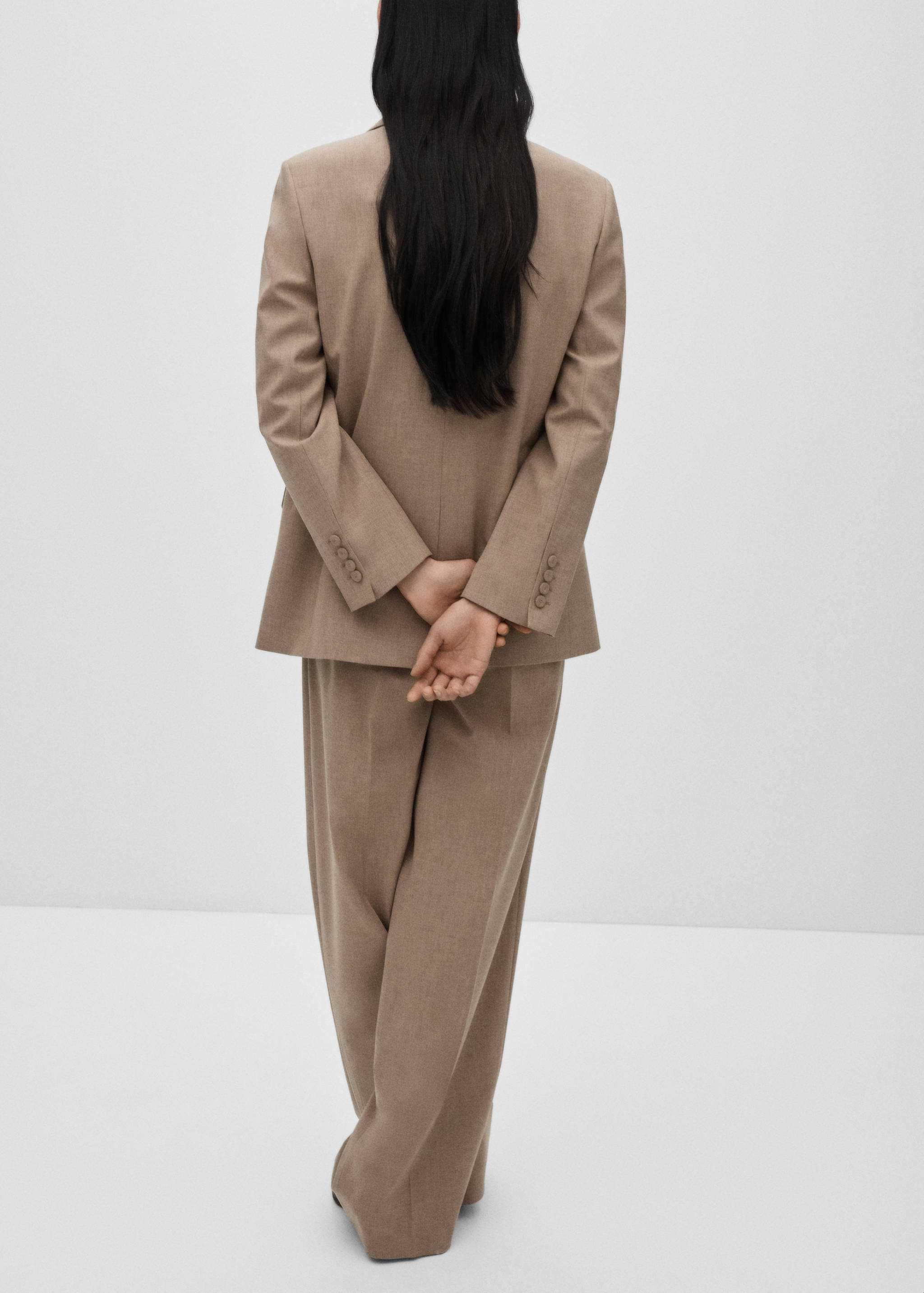 Anzughose aus Wolle - Rückseite des Artikels