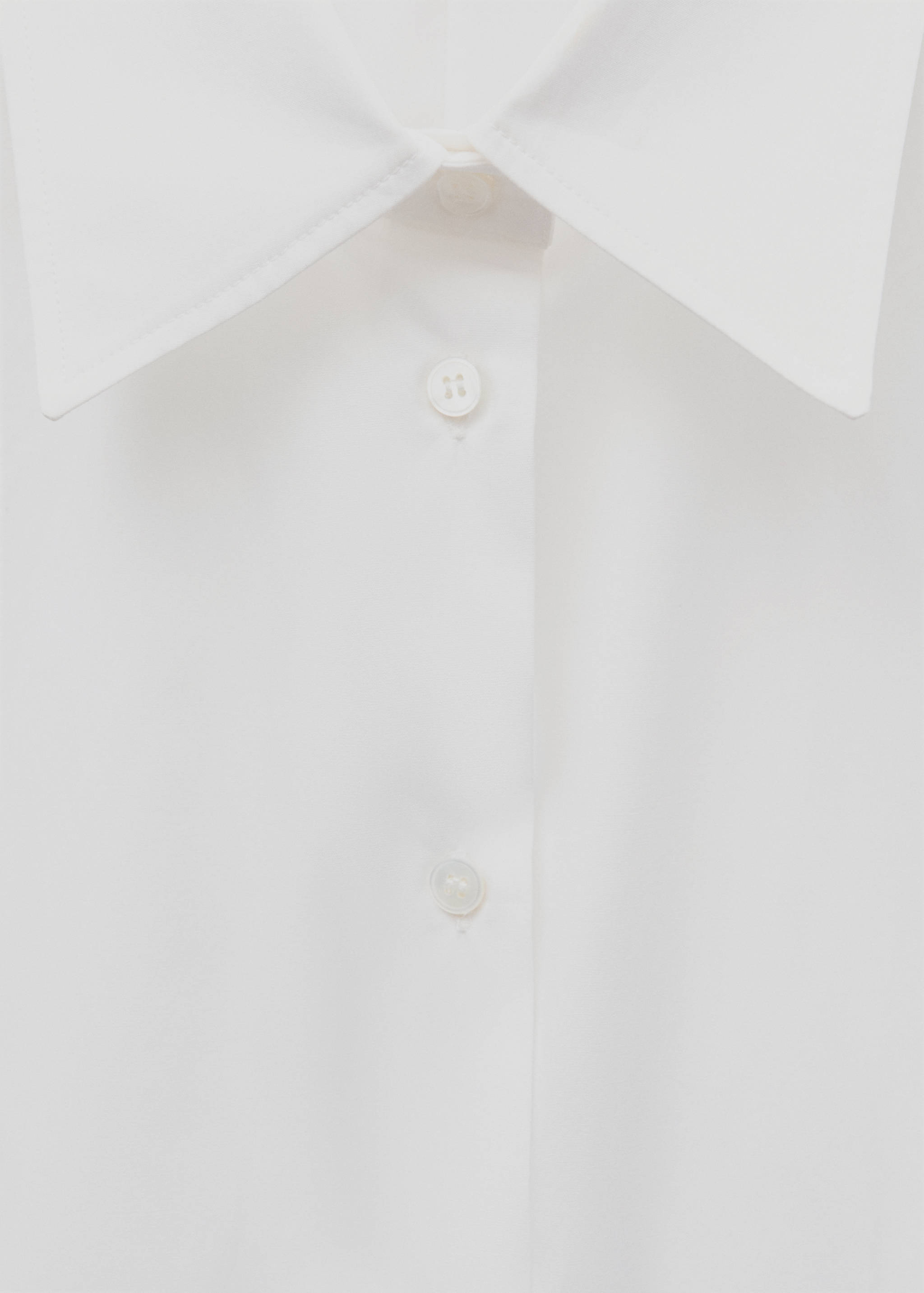 Cotton shirt with pleated detail - Details of the article 8