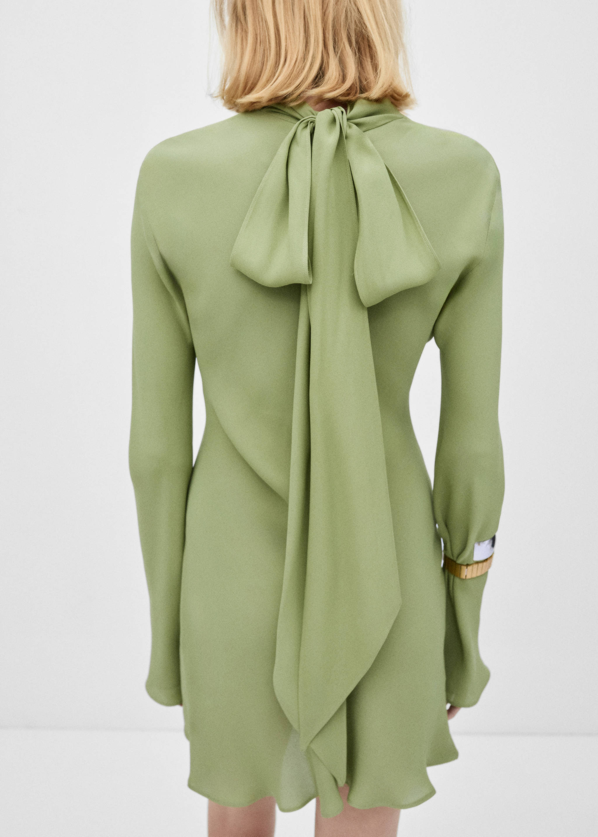 Vestido gasa lazada - Reverso del artículo