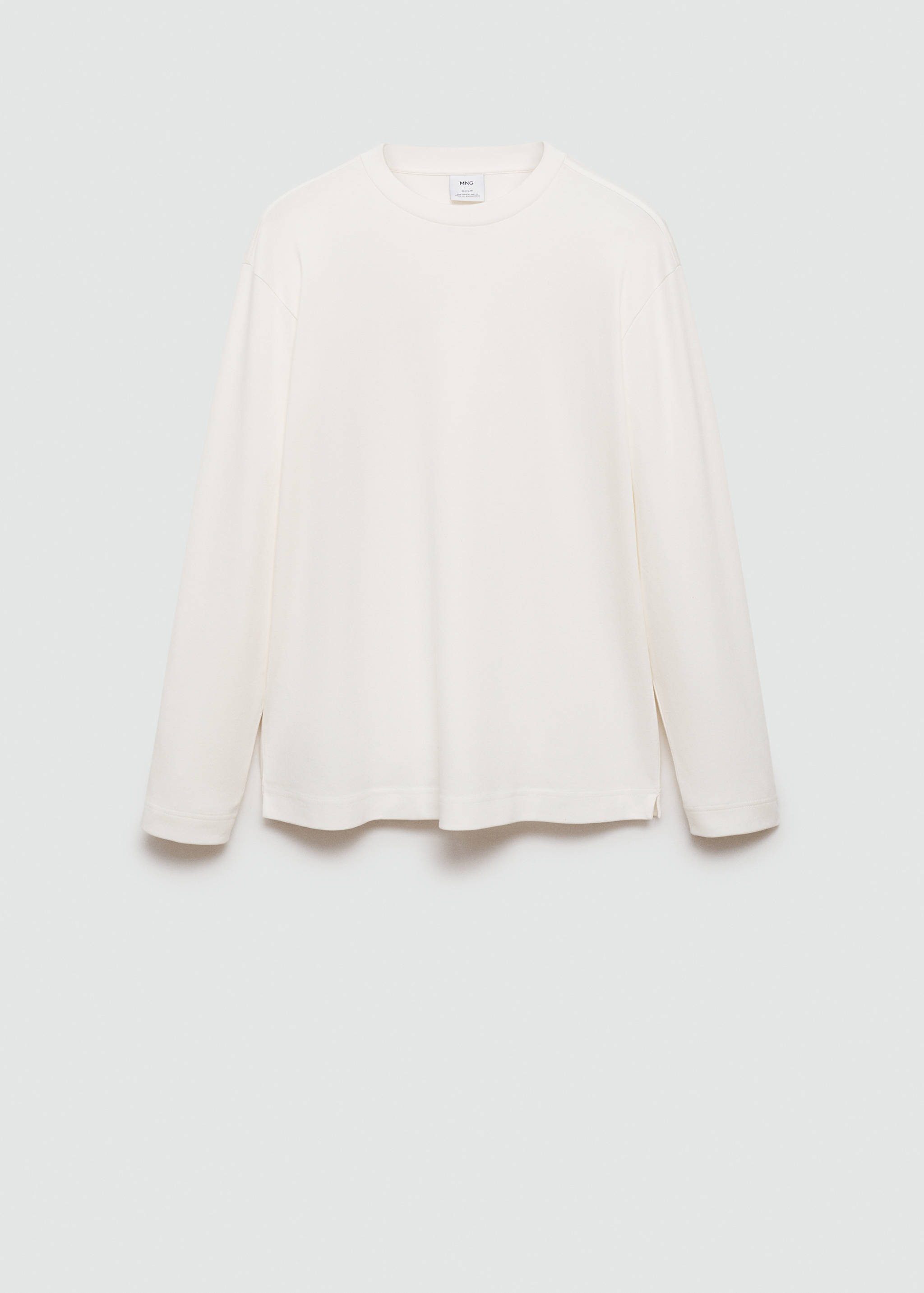 T-shirt 100 % coton manches longues - Article sans modèle