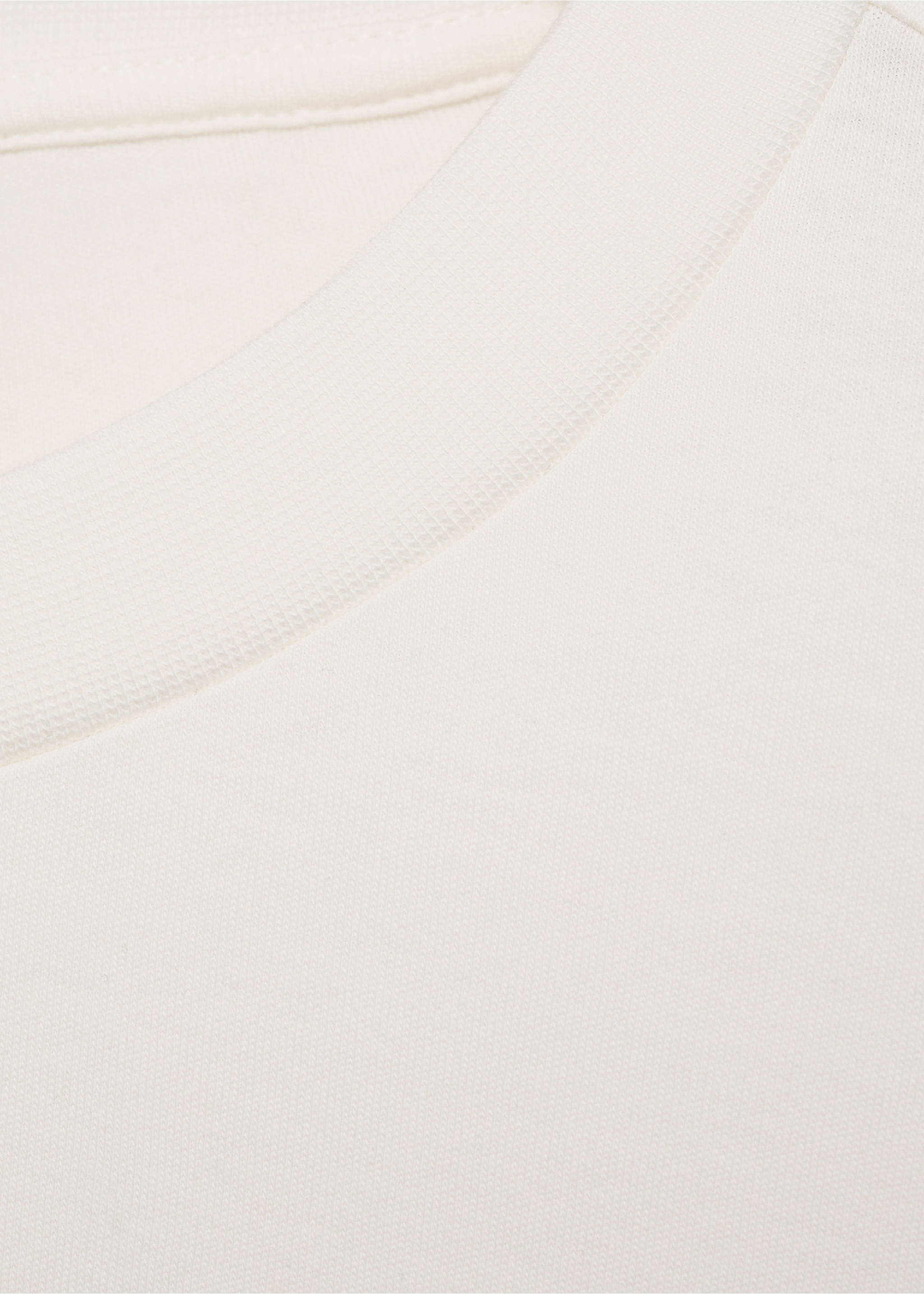 Camiseta 100% algodón manga larga - Detalle del artículo 8, Blanco. Ref: 77097111-00.