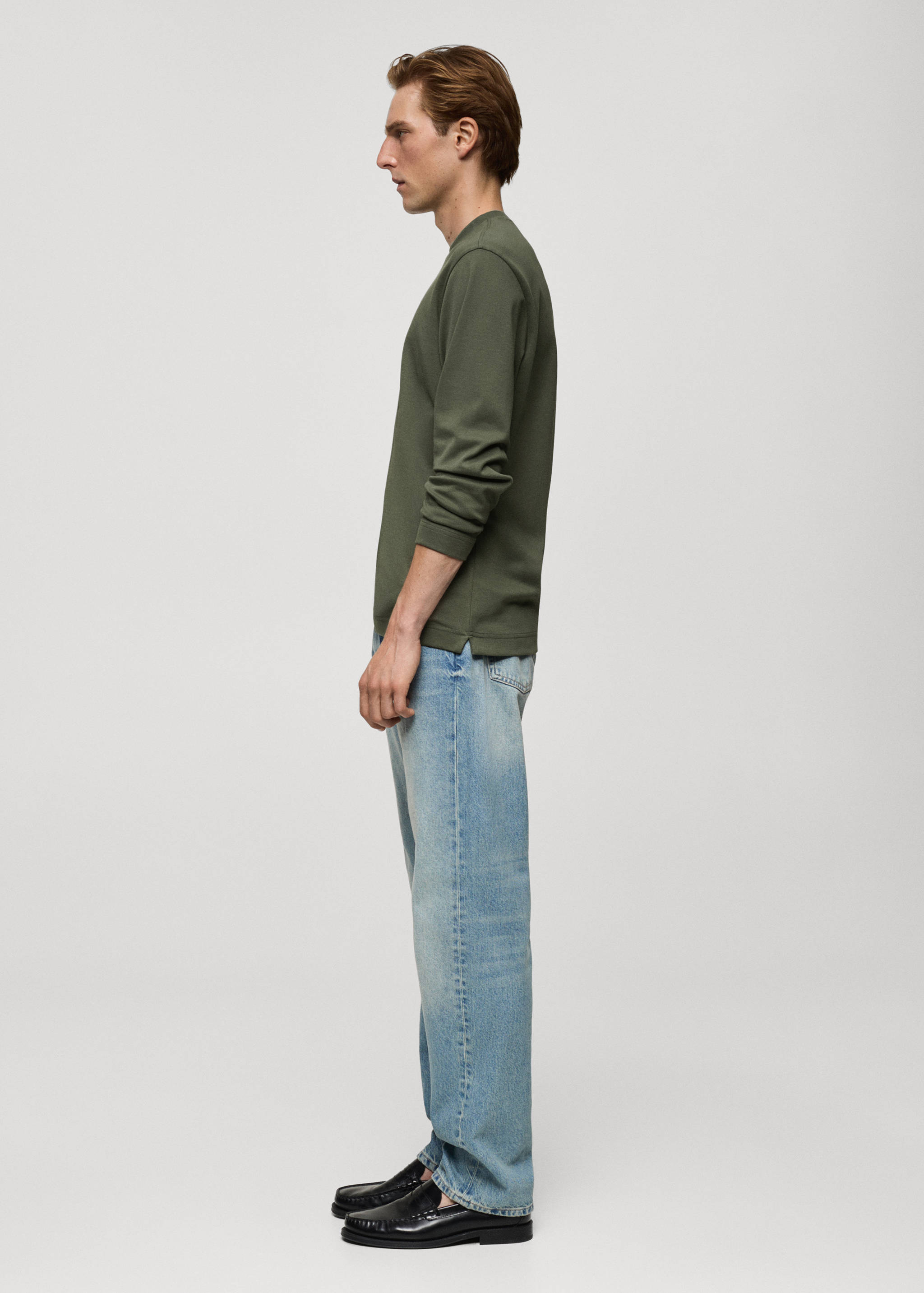 T-shirt 100 % coton manches longues - Détail de l'article 2