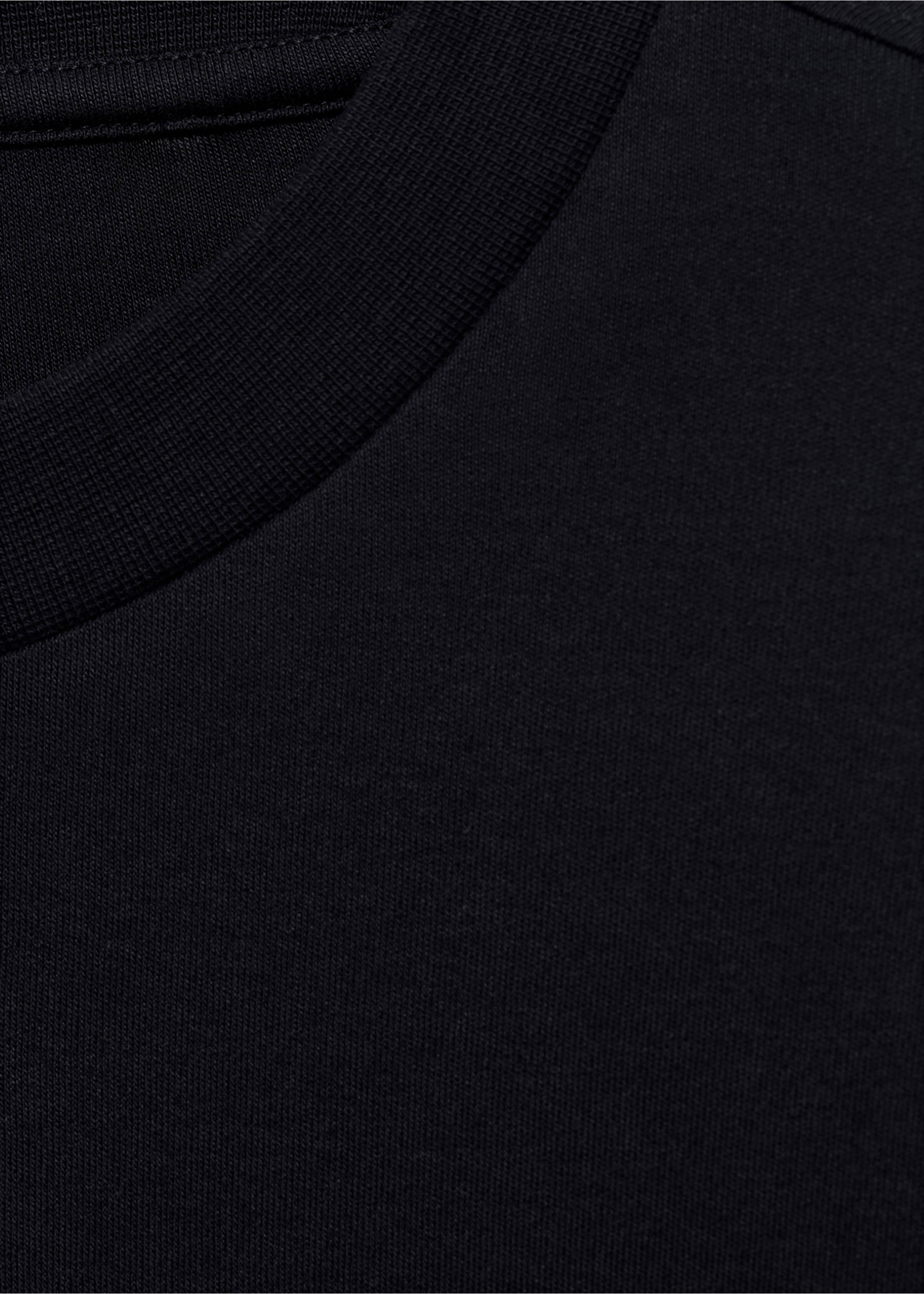 Camiseta 100% algodón manga larga - Detalle del artículo 8, Azul marino oscuro. Ref: 77097111-00.