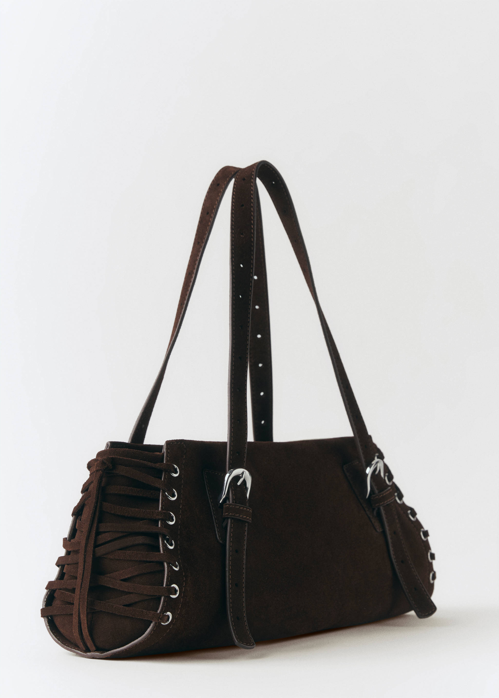 Bow leather bag - Medium plane