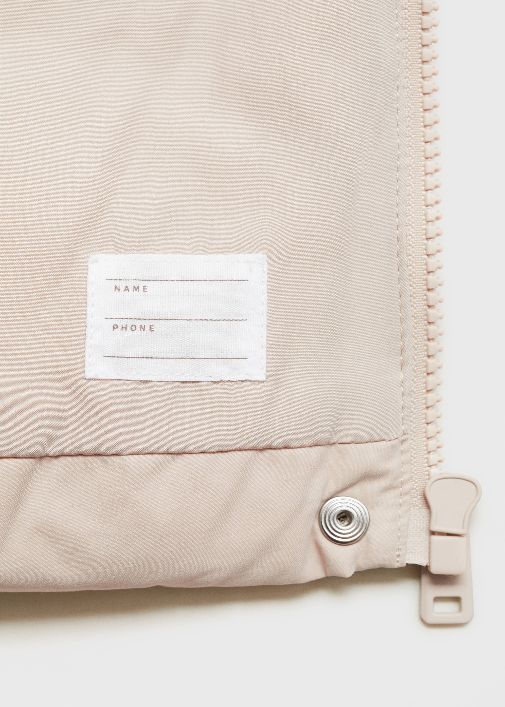 سترة مبطنة تحتوي على جيب - تفاصيل المنتج 0