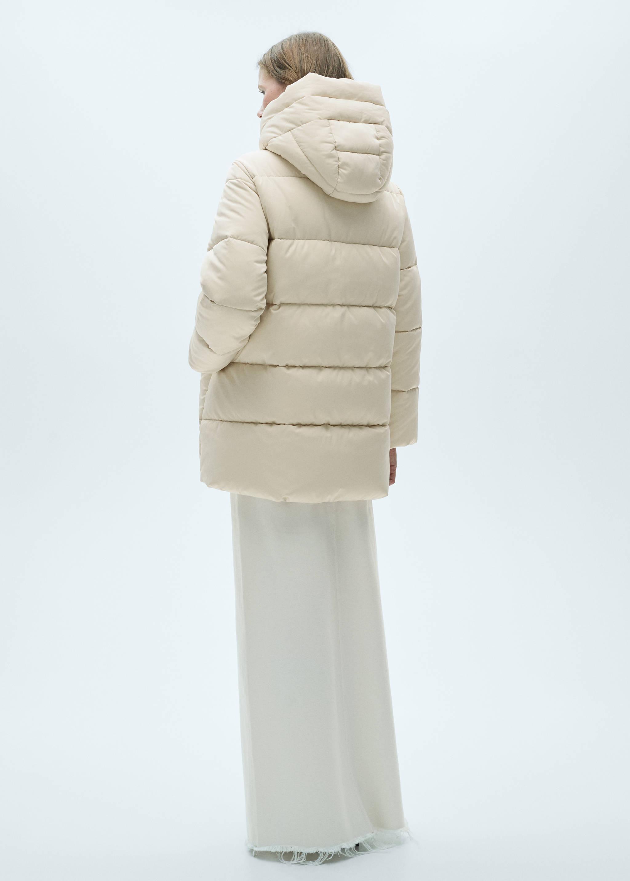 Anorak acolchado capucha - Reverso del artículo