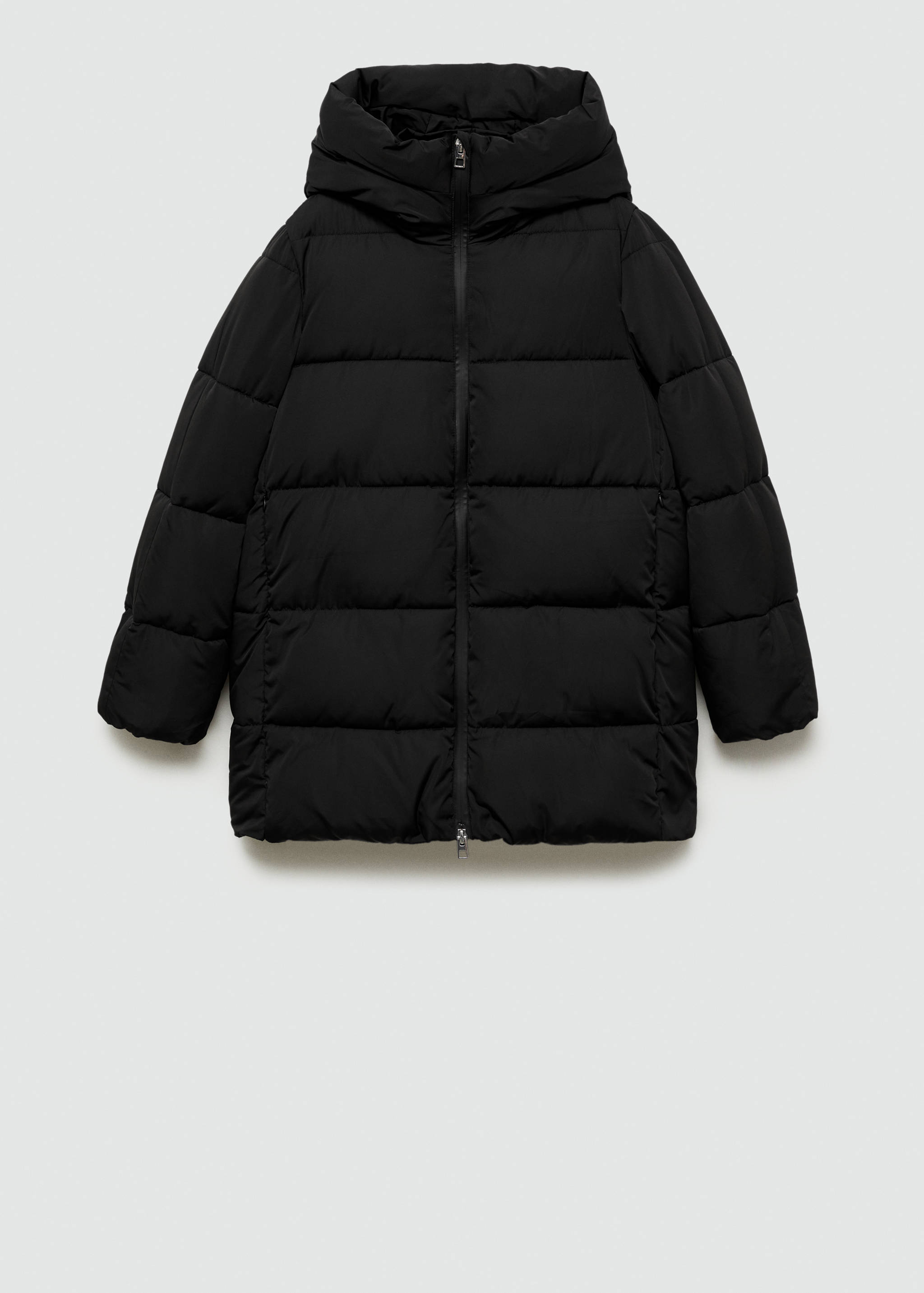 Hood puffer coat - Article without model
