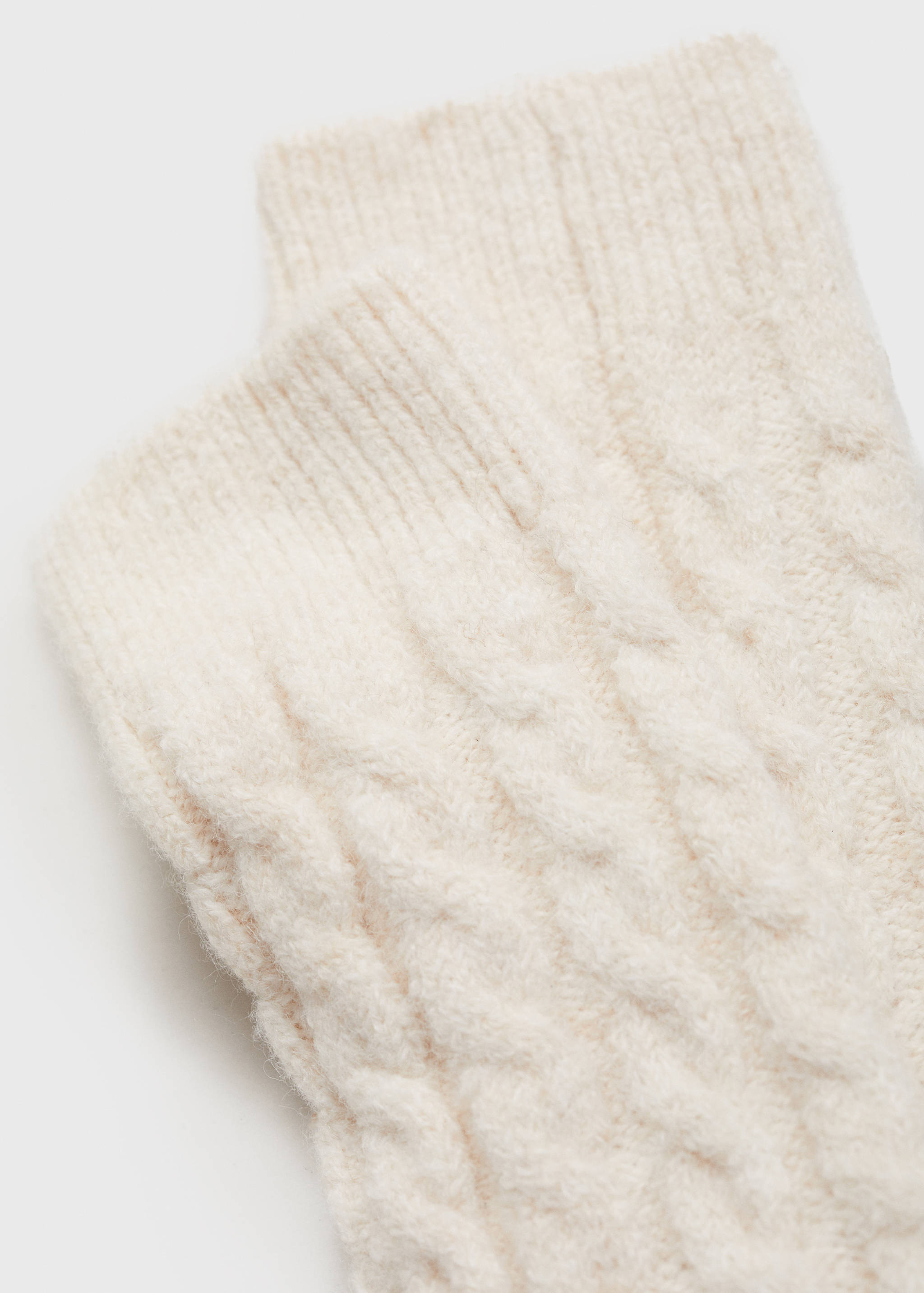Chunky-knitted braided socks - Details of the article 8