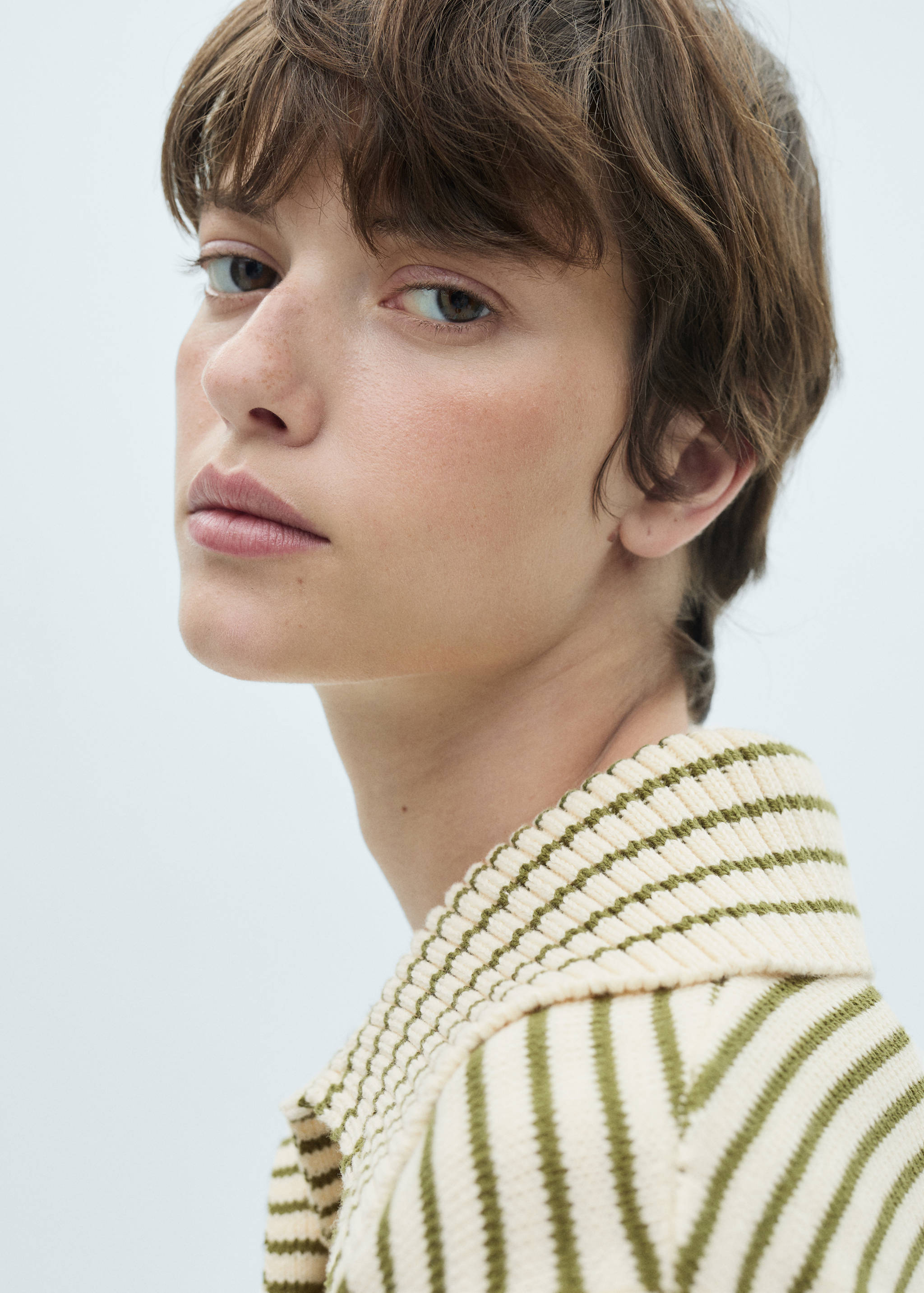 Gilet maille rayures - Détail de l'article 1