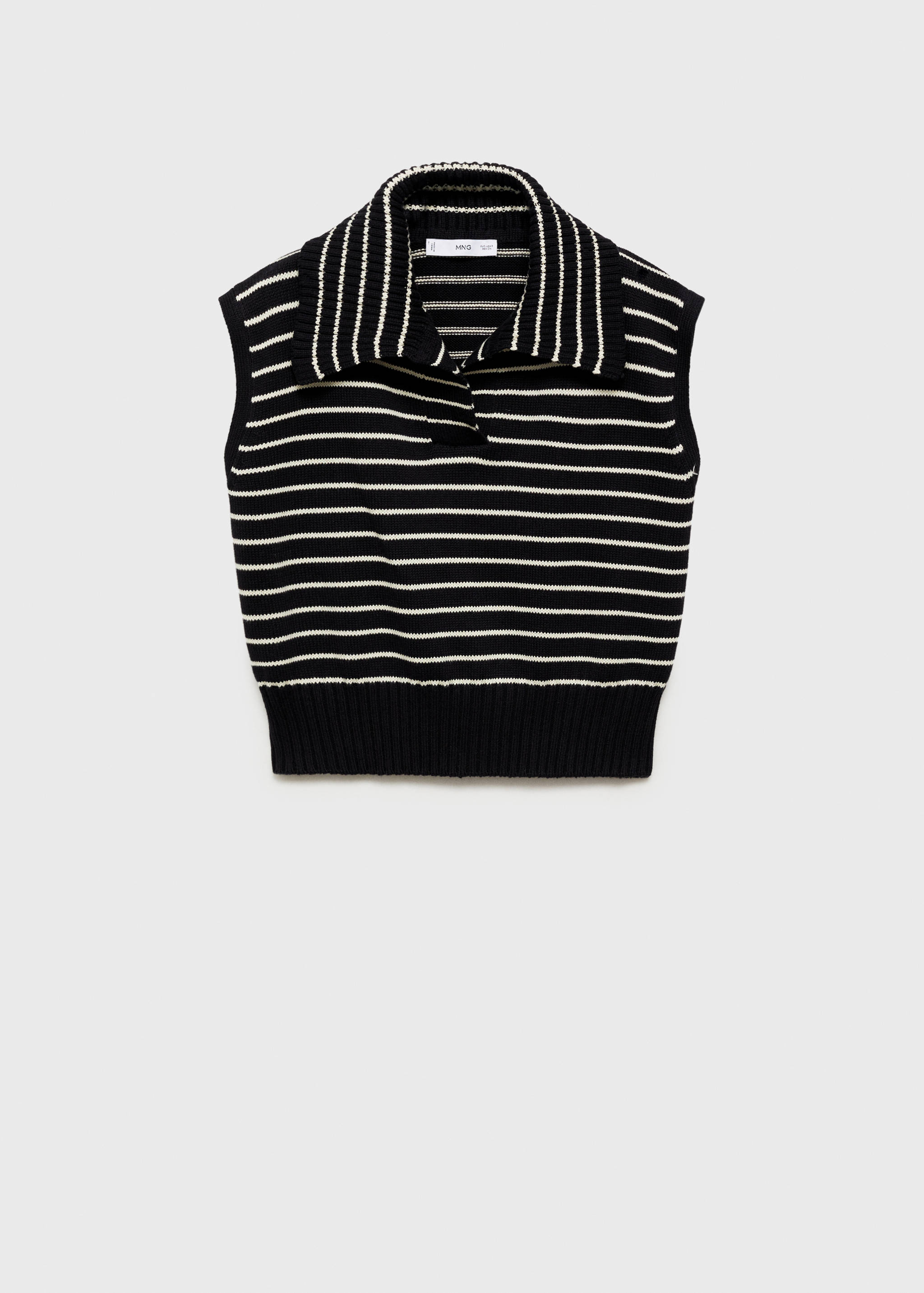 Gilet maille rayures - Article sans modèle