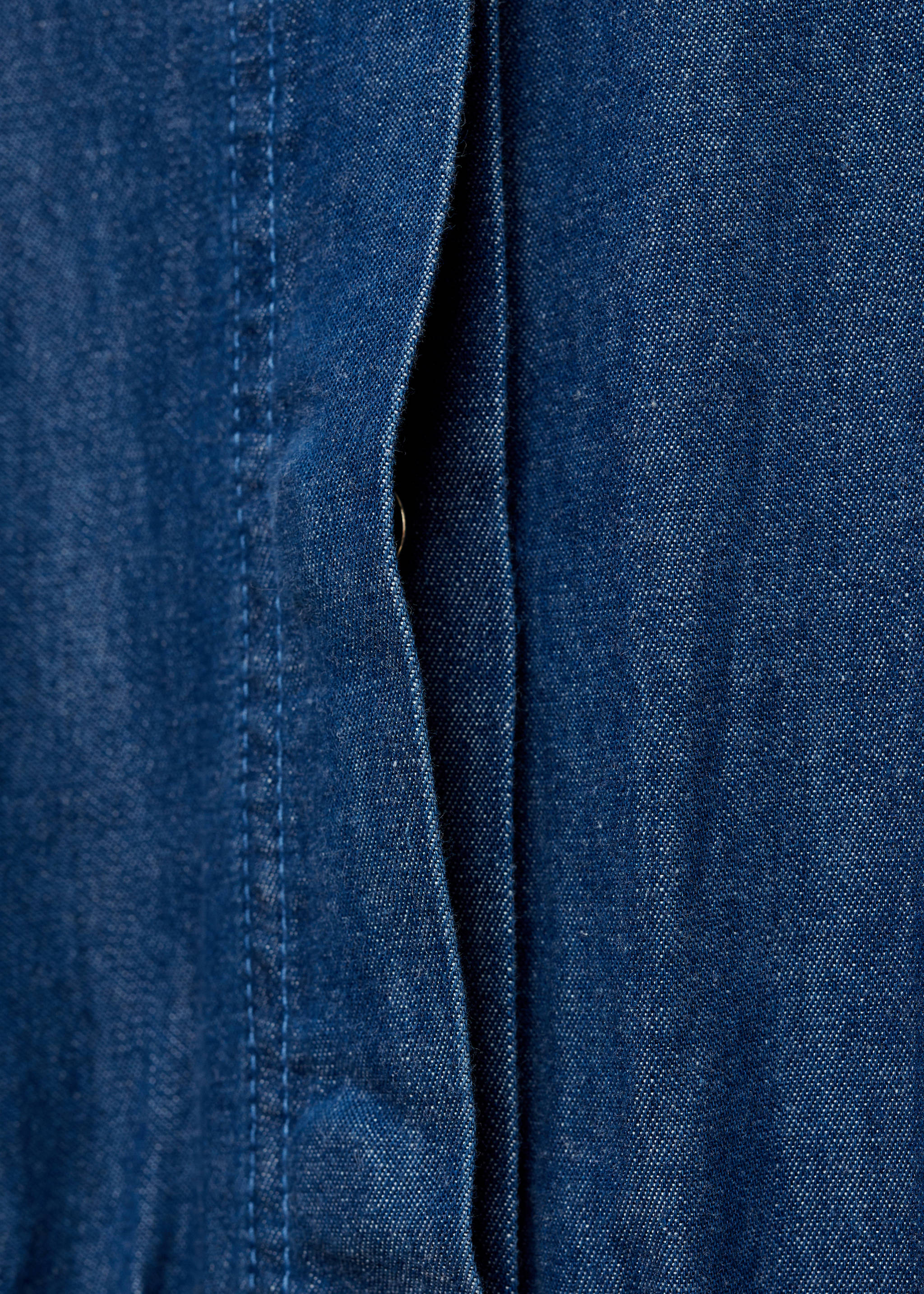 Denim shirt dress - Details of the article 8