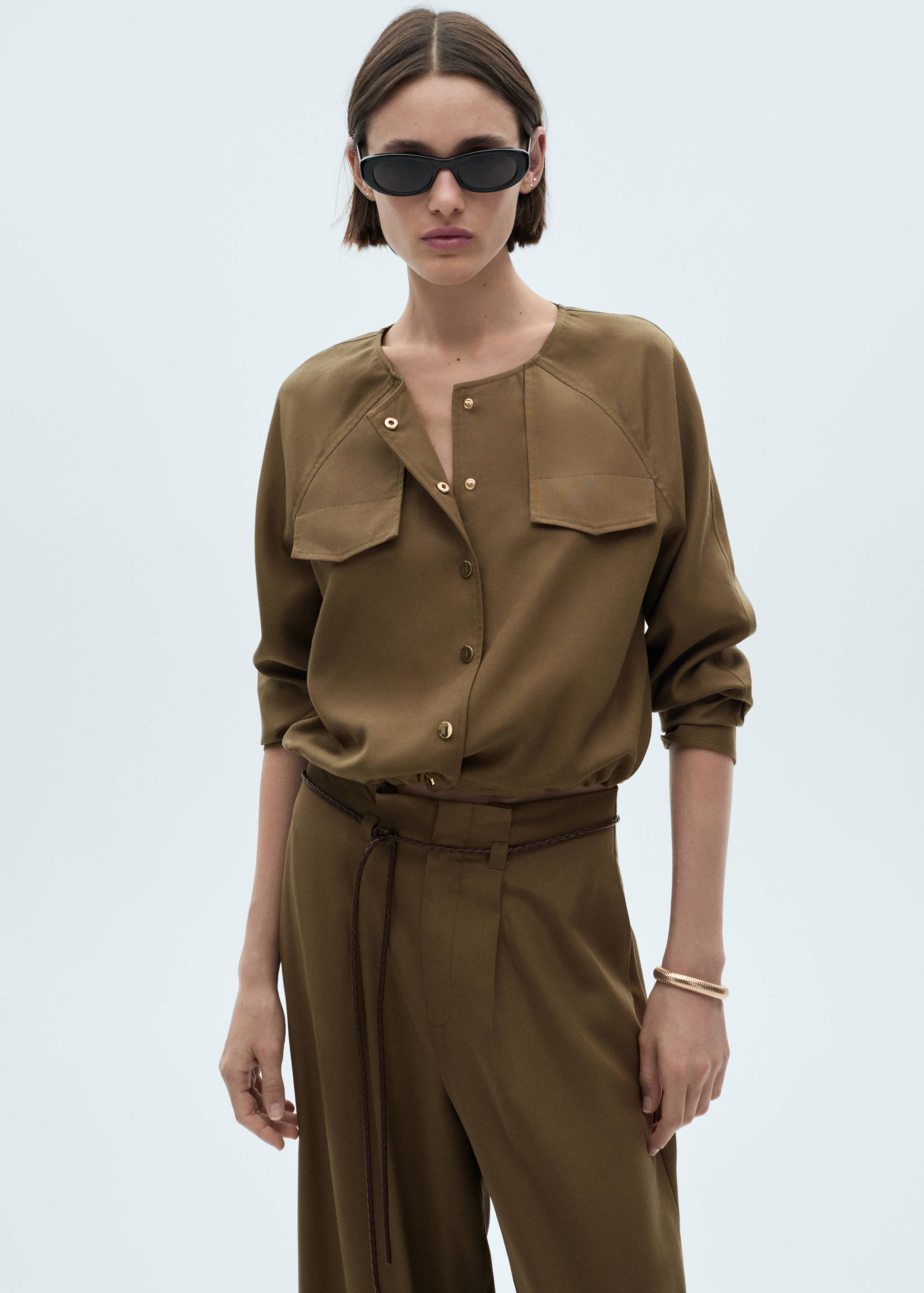 سترة ليوسيل بجيوب - رؤية وسط