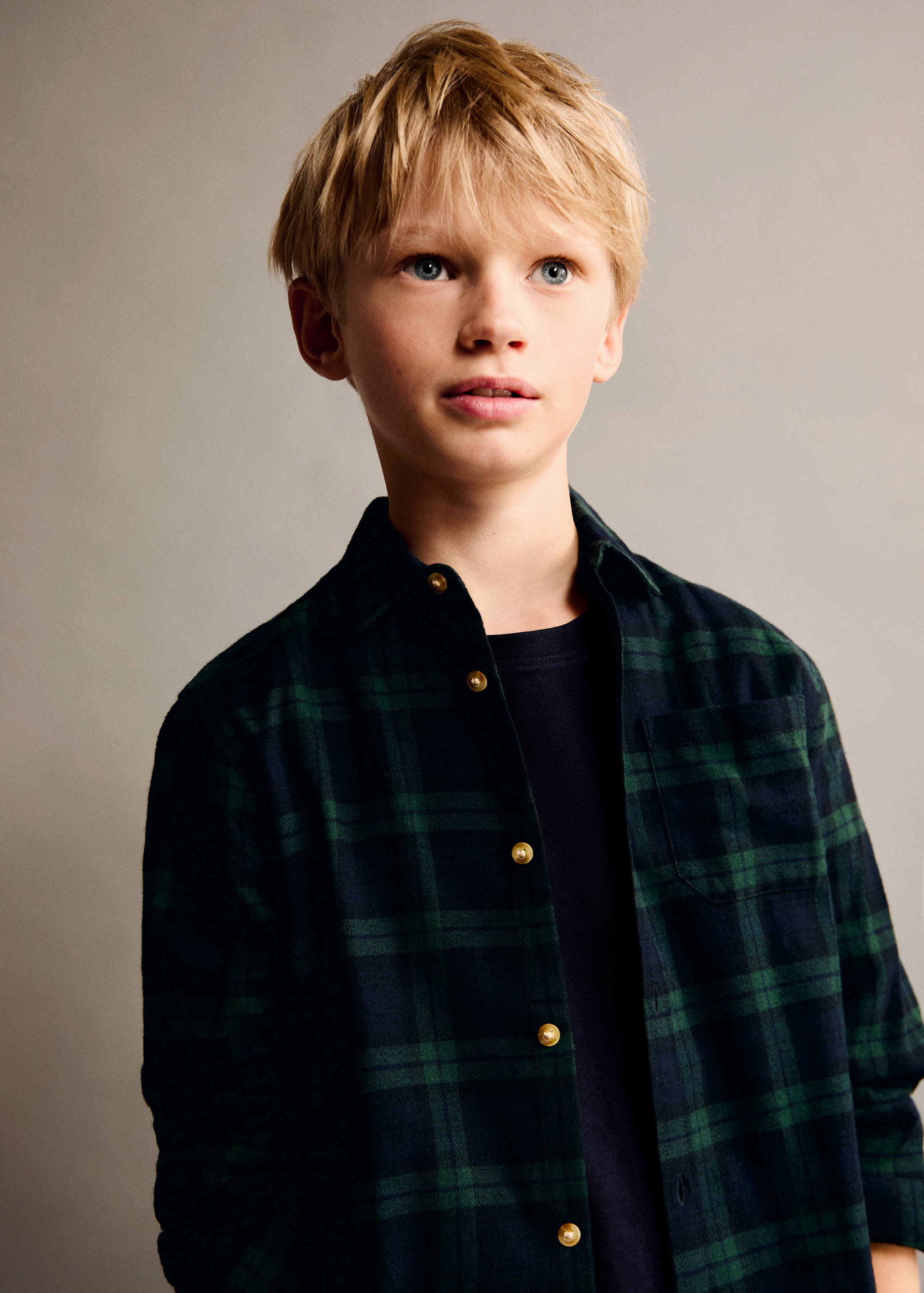 Kariertes Baumwollhemd - Detail des Artikels 1