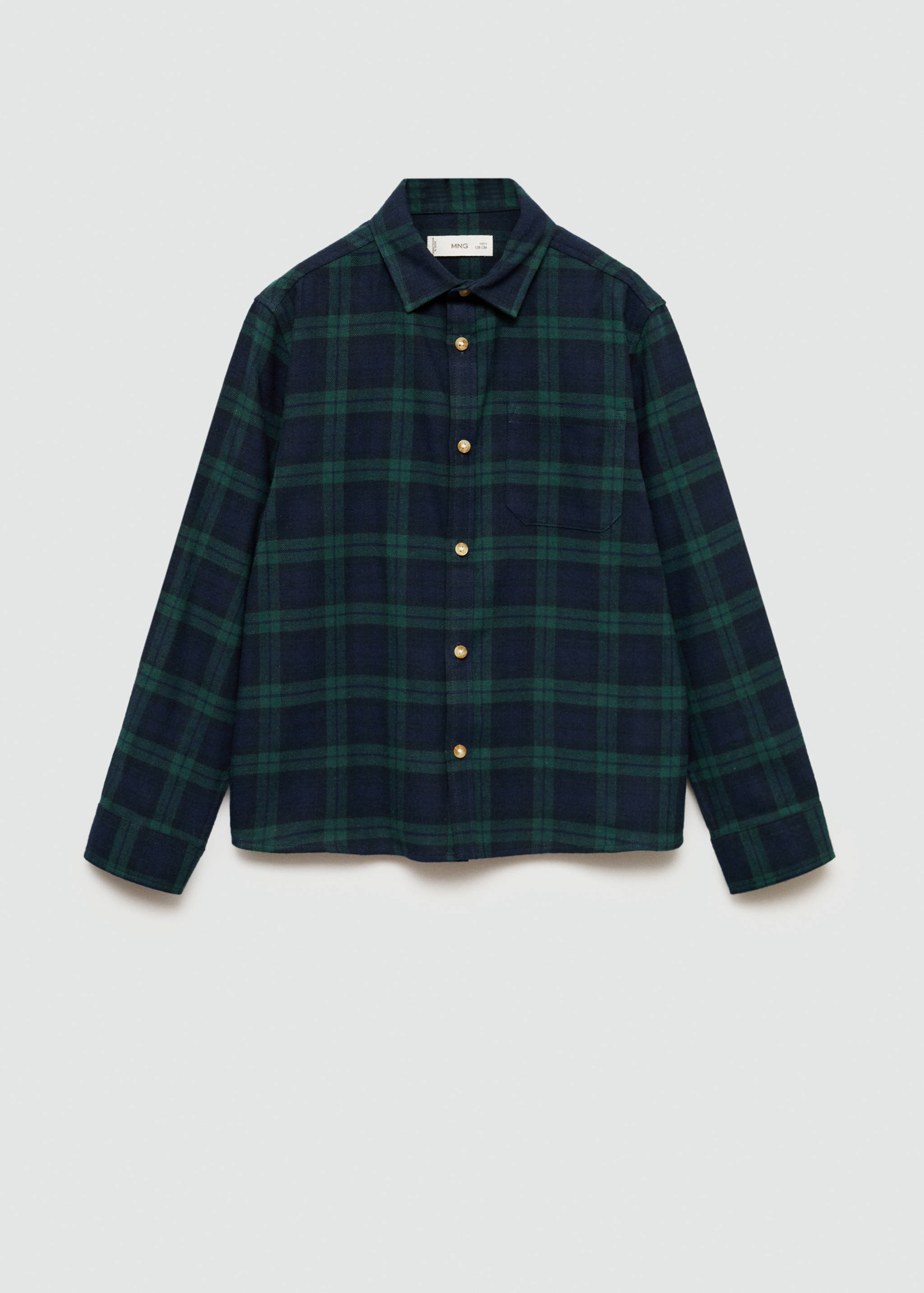 Kariertes Baumwollhemd - Artikel ohne Model