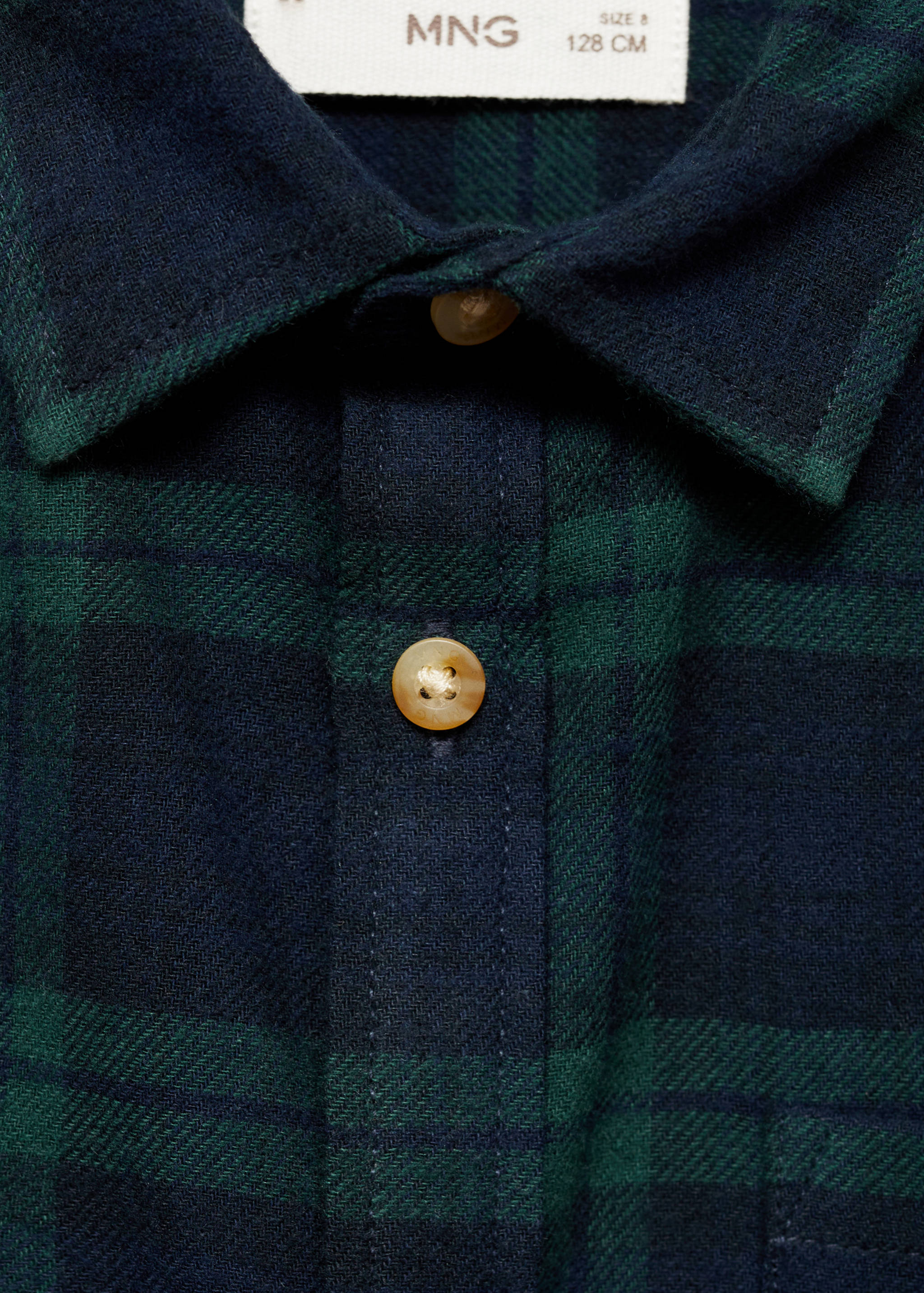 Kariertes Baumwollhemd - Detail des Artikels 8