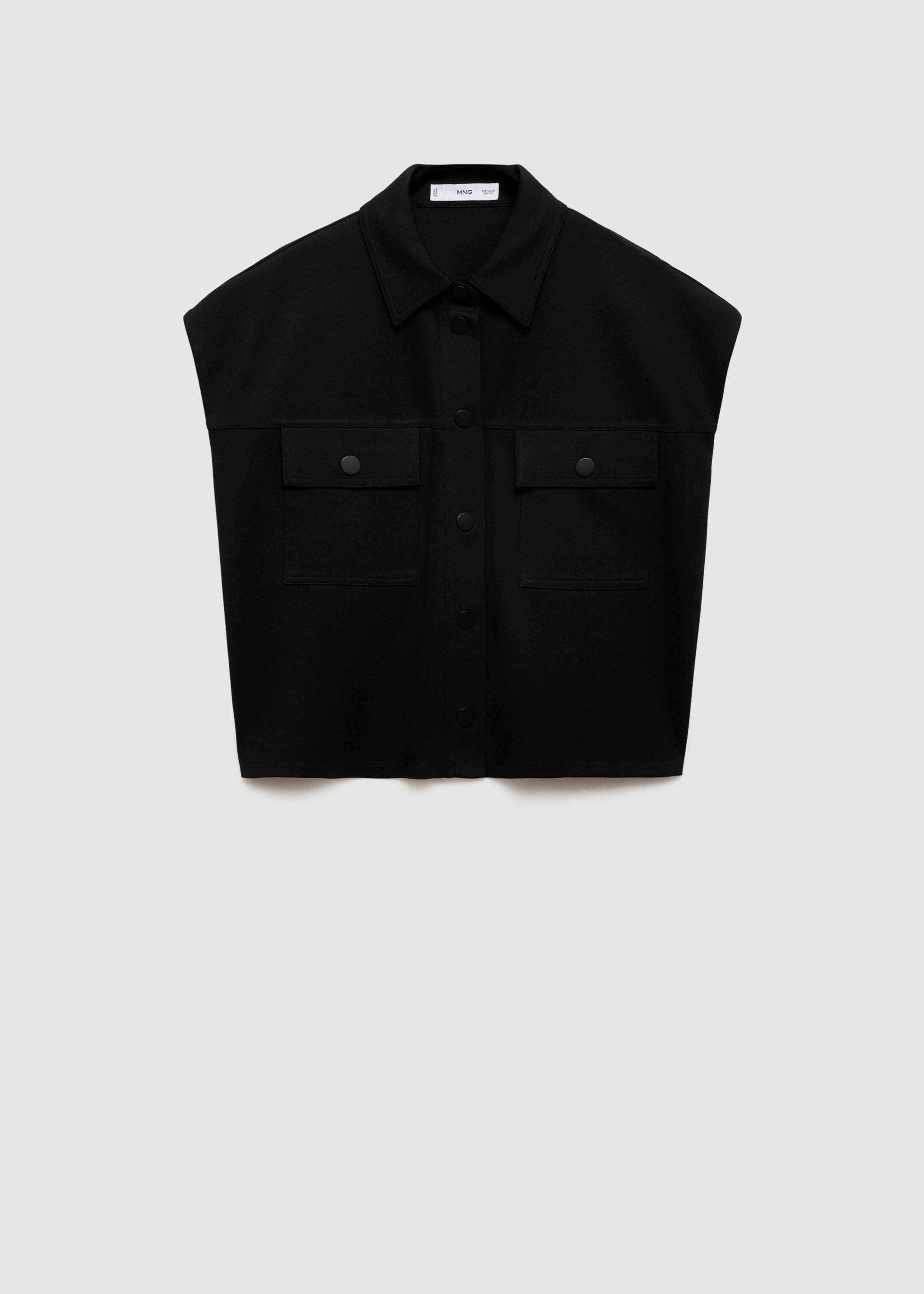 Chaleco botones bolsillos - Artículo sin modelo