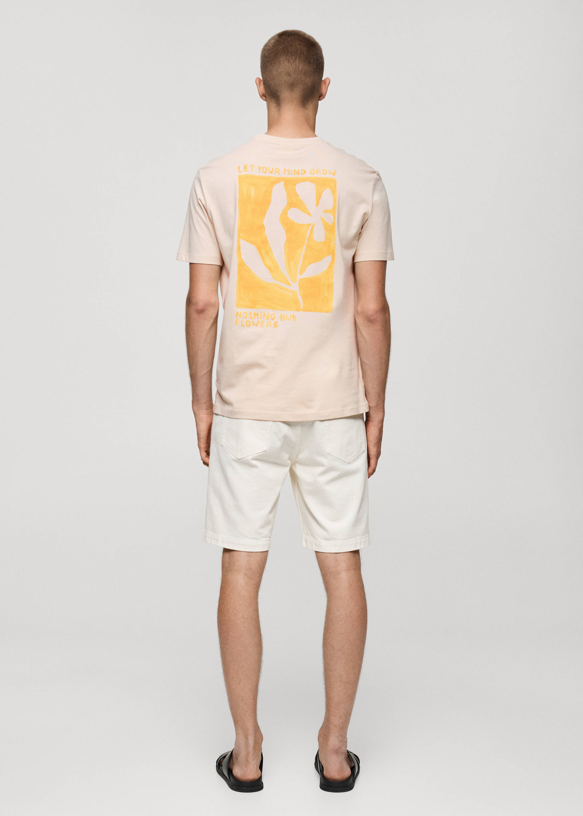 100% cotton printed t-shirt - Reverse of the article