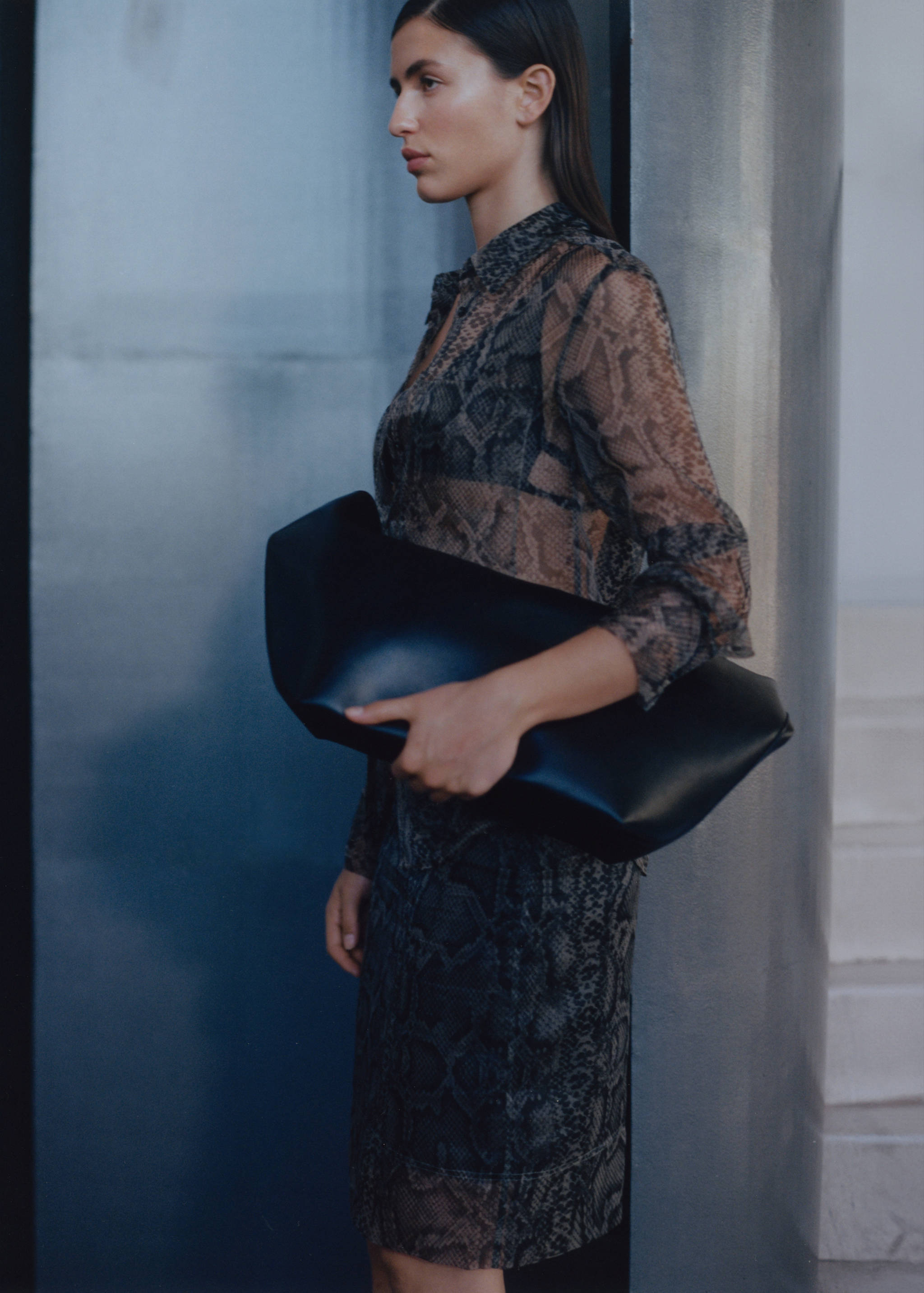 Animal print organza skirt - Details of the article 6