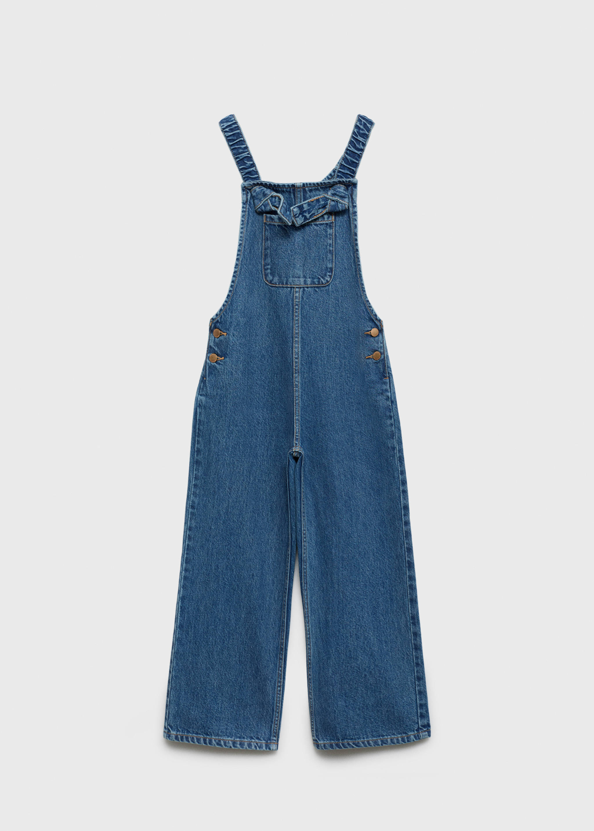 Long denim dungarees - Article without model