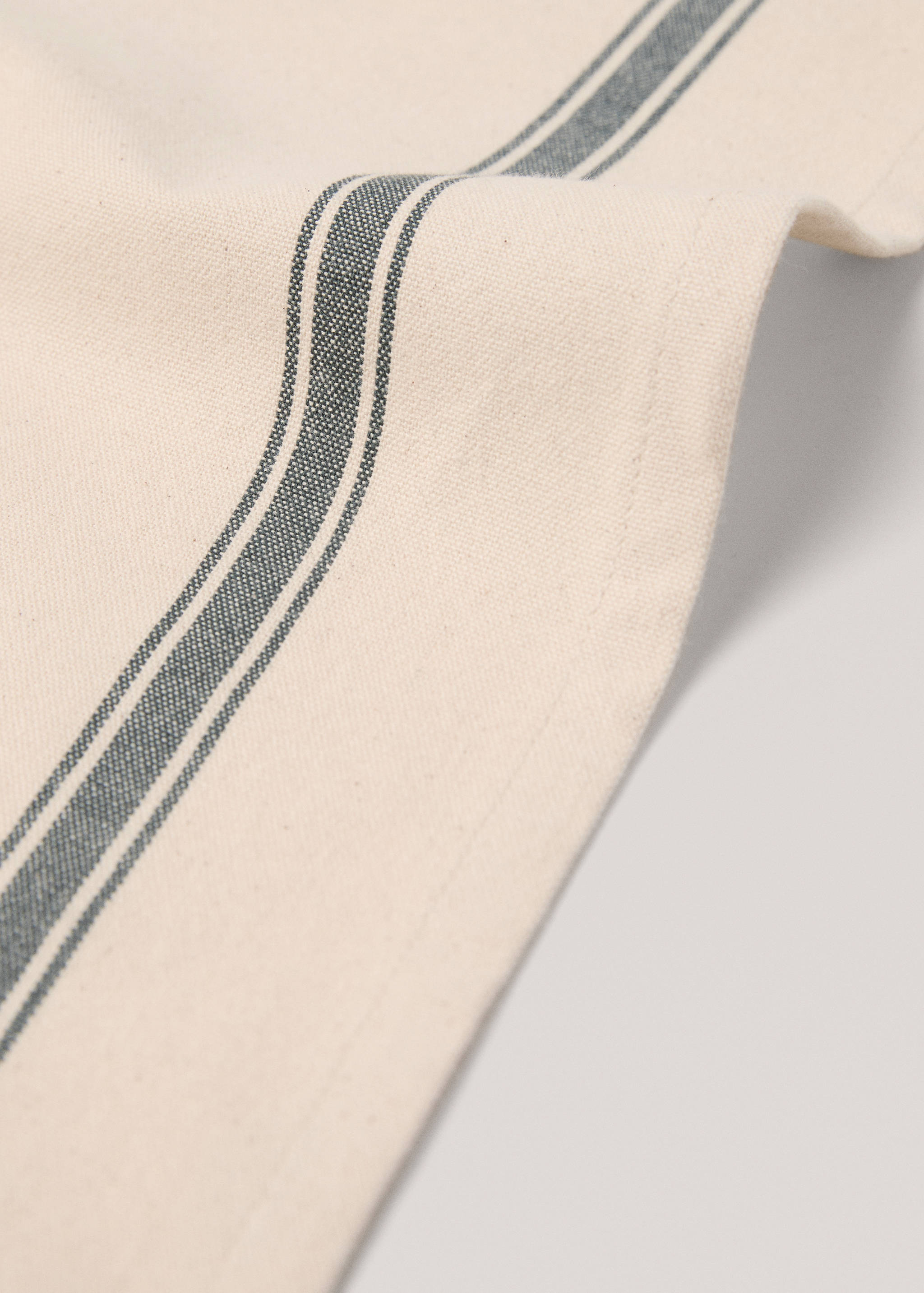 Küchentuch aus 100 % Baumwolle mit Streifendetail - Detail des Artikels 3