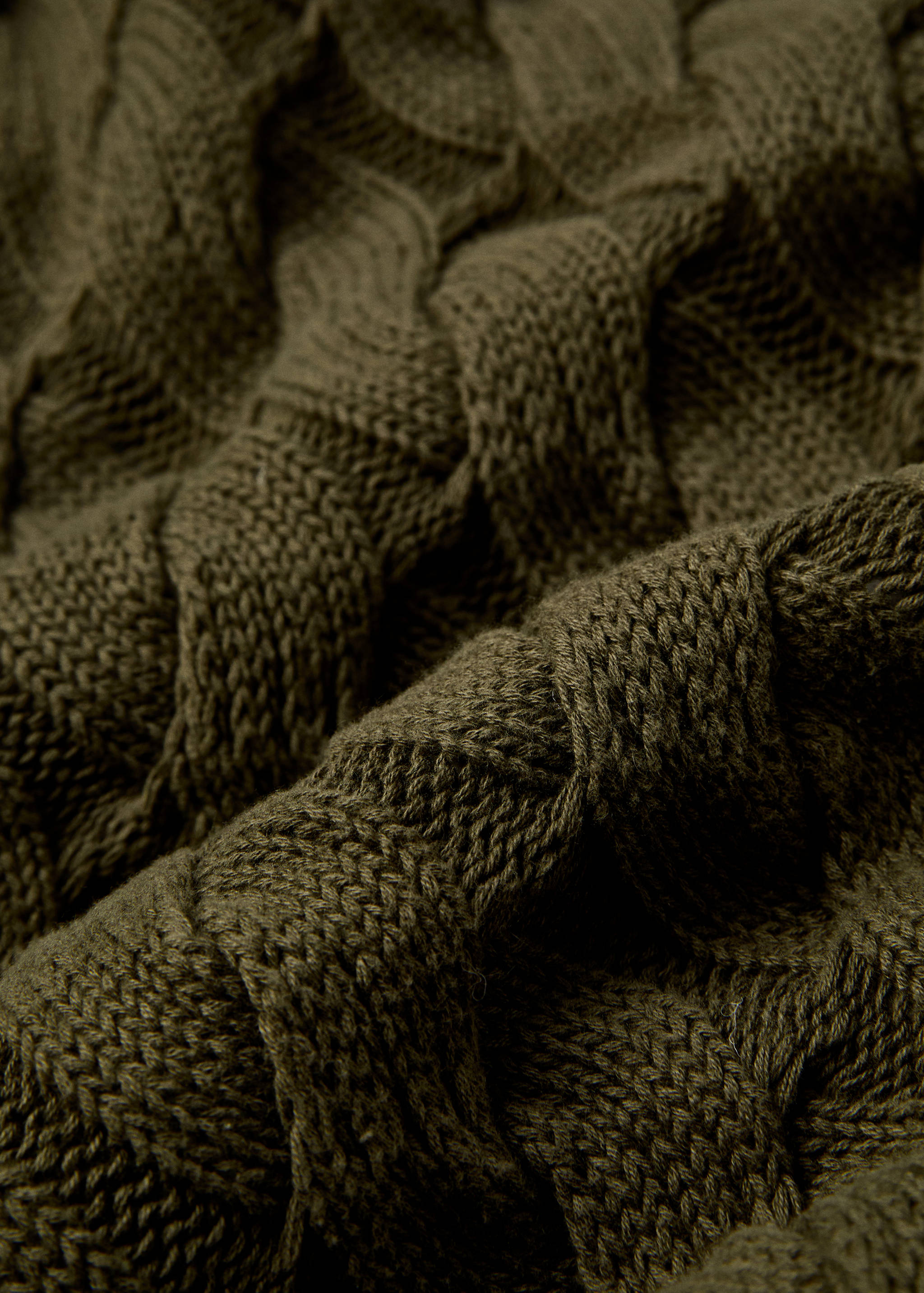 Κουβέρτα σχέδιο πλεξίδες 130x180εκ - Λεπτομέρεια του προϊόντος 1