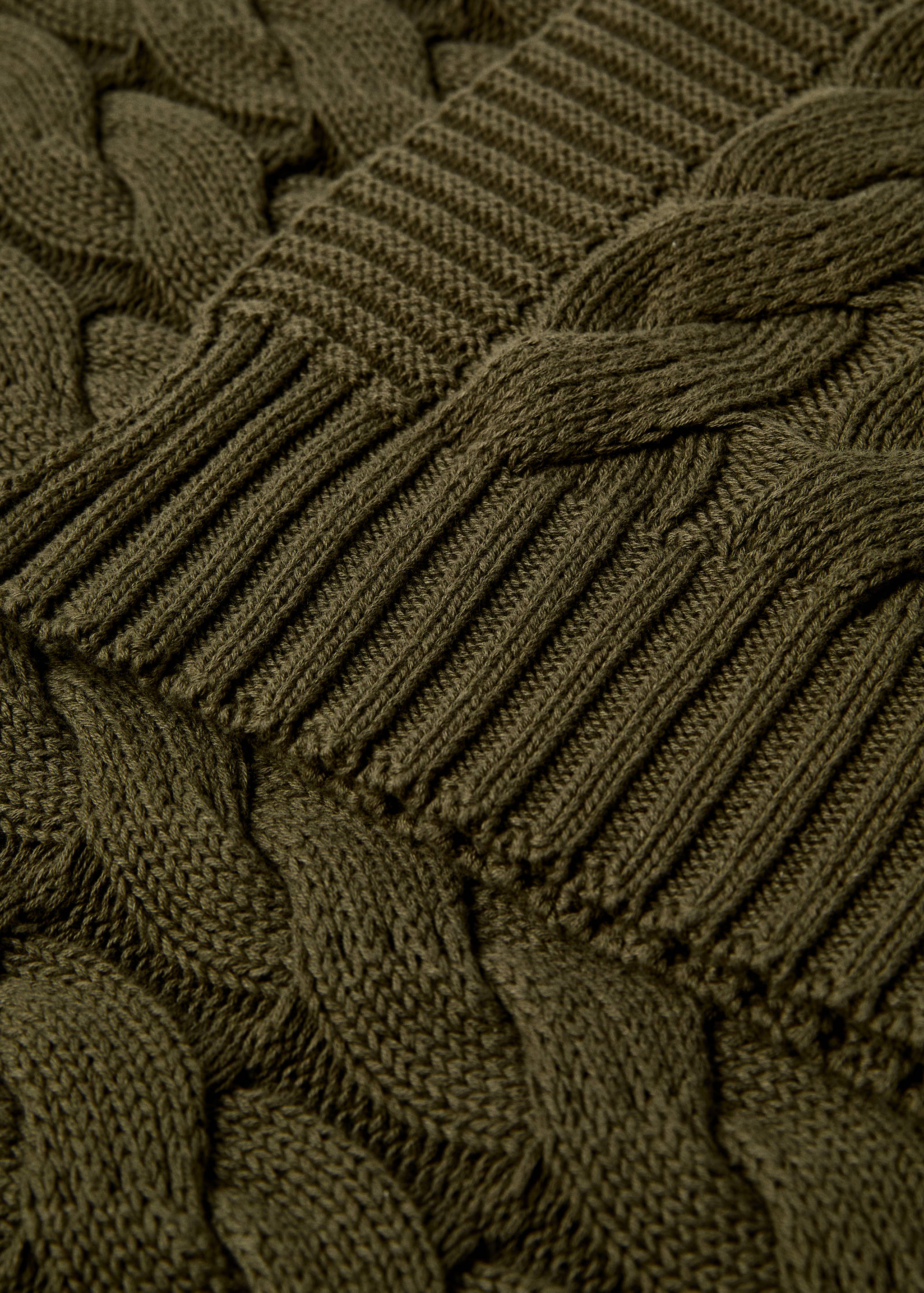 Κουβέρτα σχέδιο πλεξίδες 130x180εκ - Λεπτομέρεια του προϊόντος 2