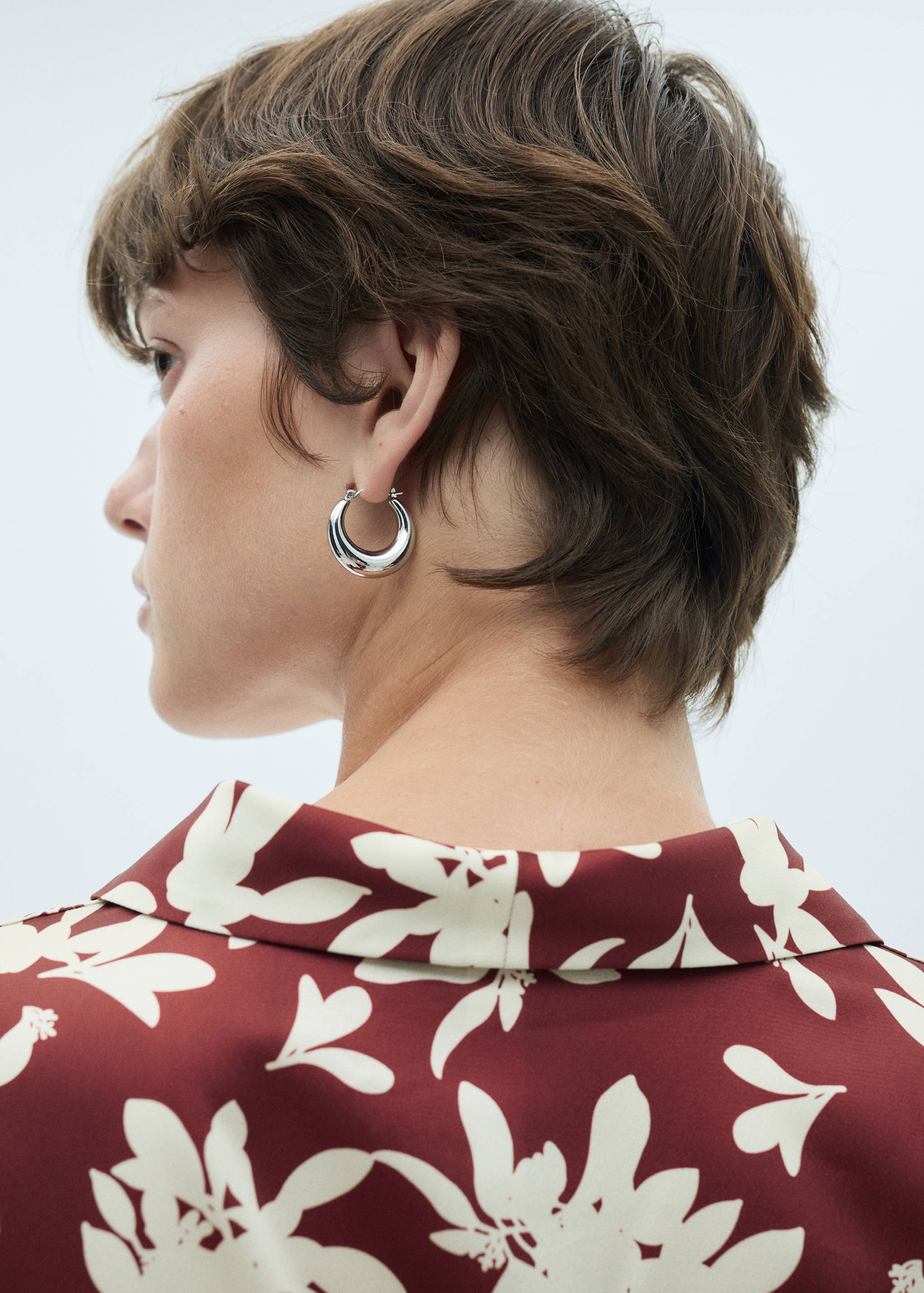 Принтованное платье с плиссировкой - Деталь изделия 6