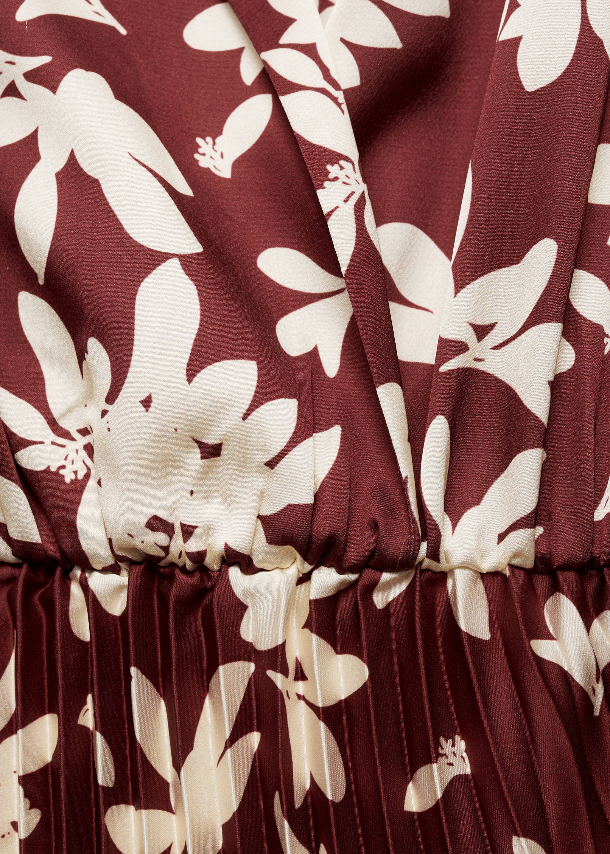 Принтованное платье с плиссировкой - Деталь изделия 8