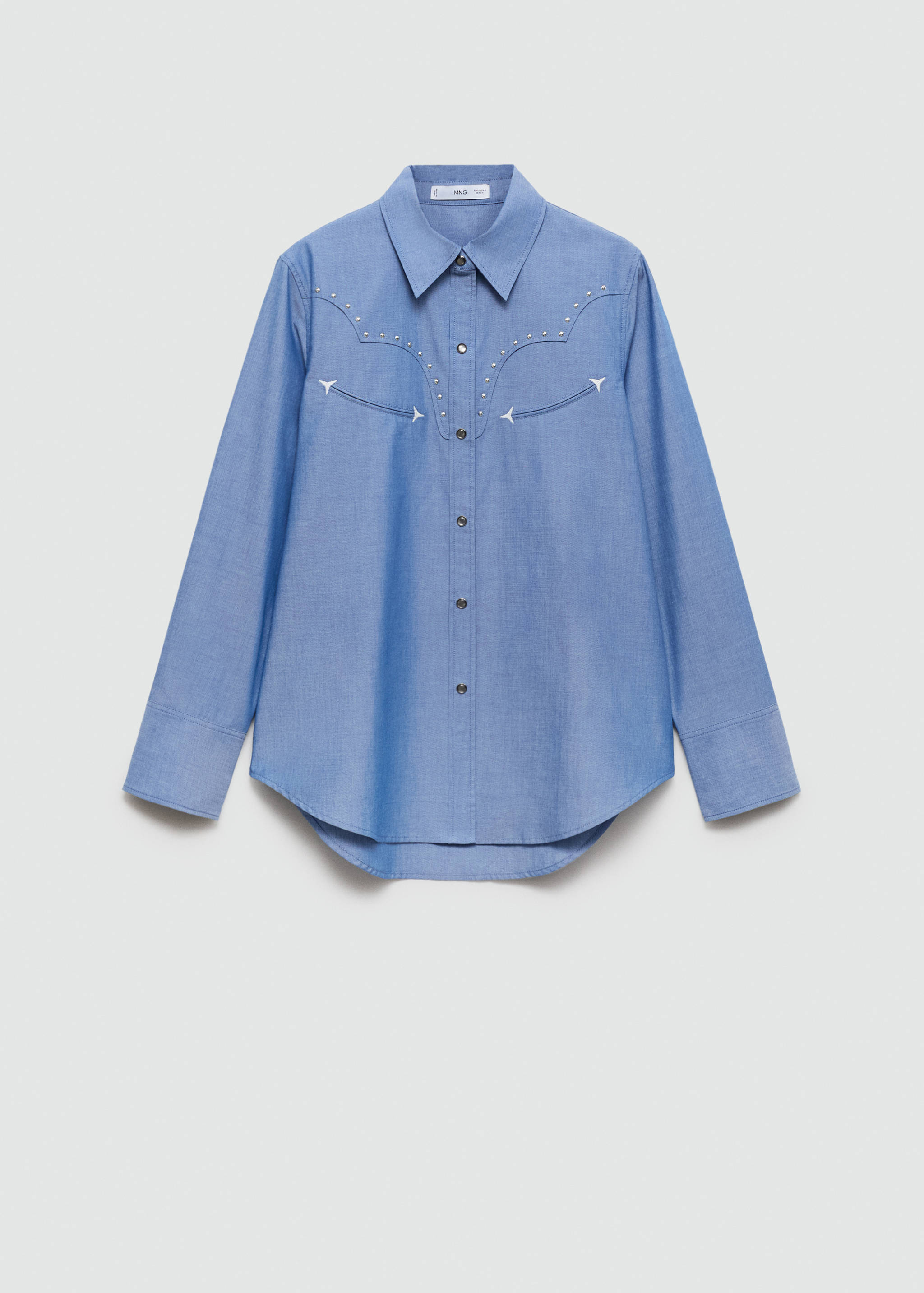 Slim-fit linen polo shirt - Article without model