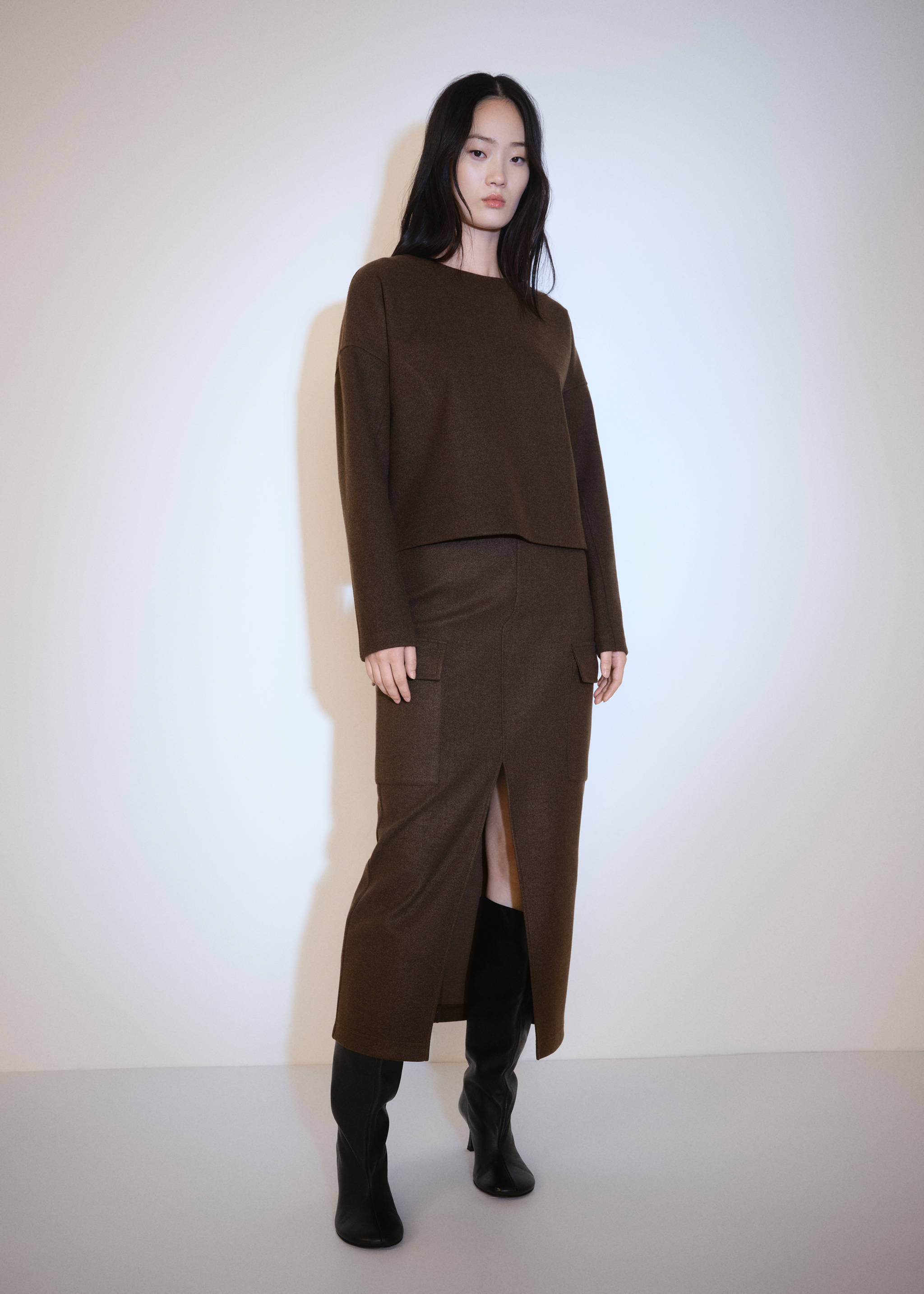 Прямая толстовка из флиса - Общий план