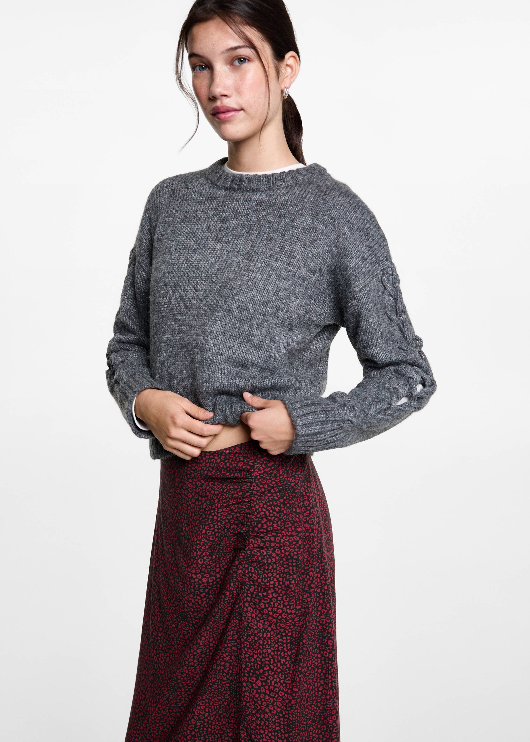 Falda midi leopardo - Detalle del artículo 1