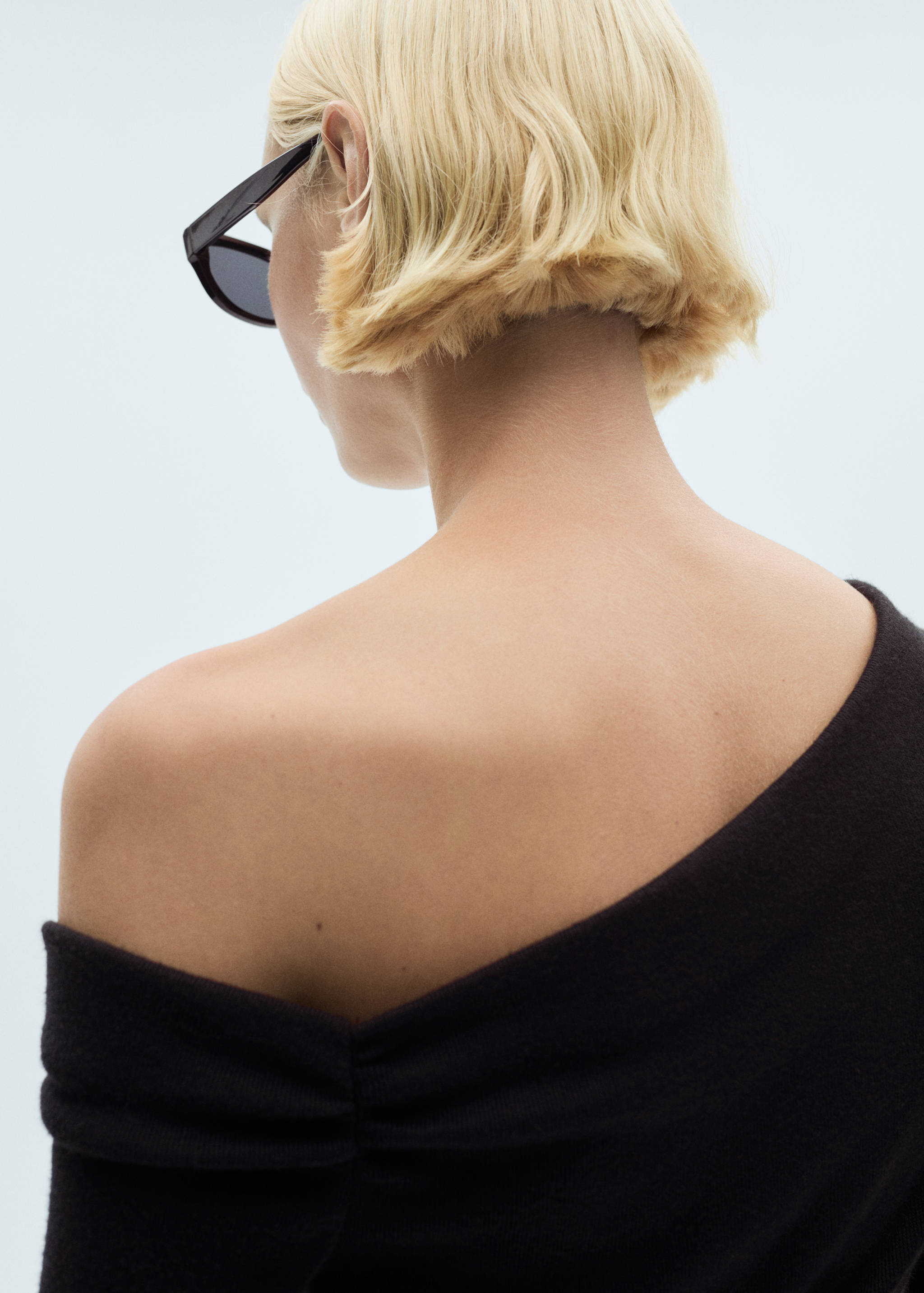 Asymmetrical combined dress - Details of the article 2