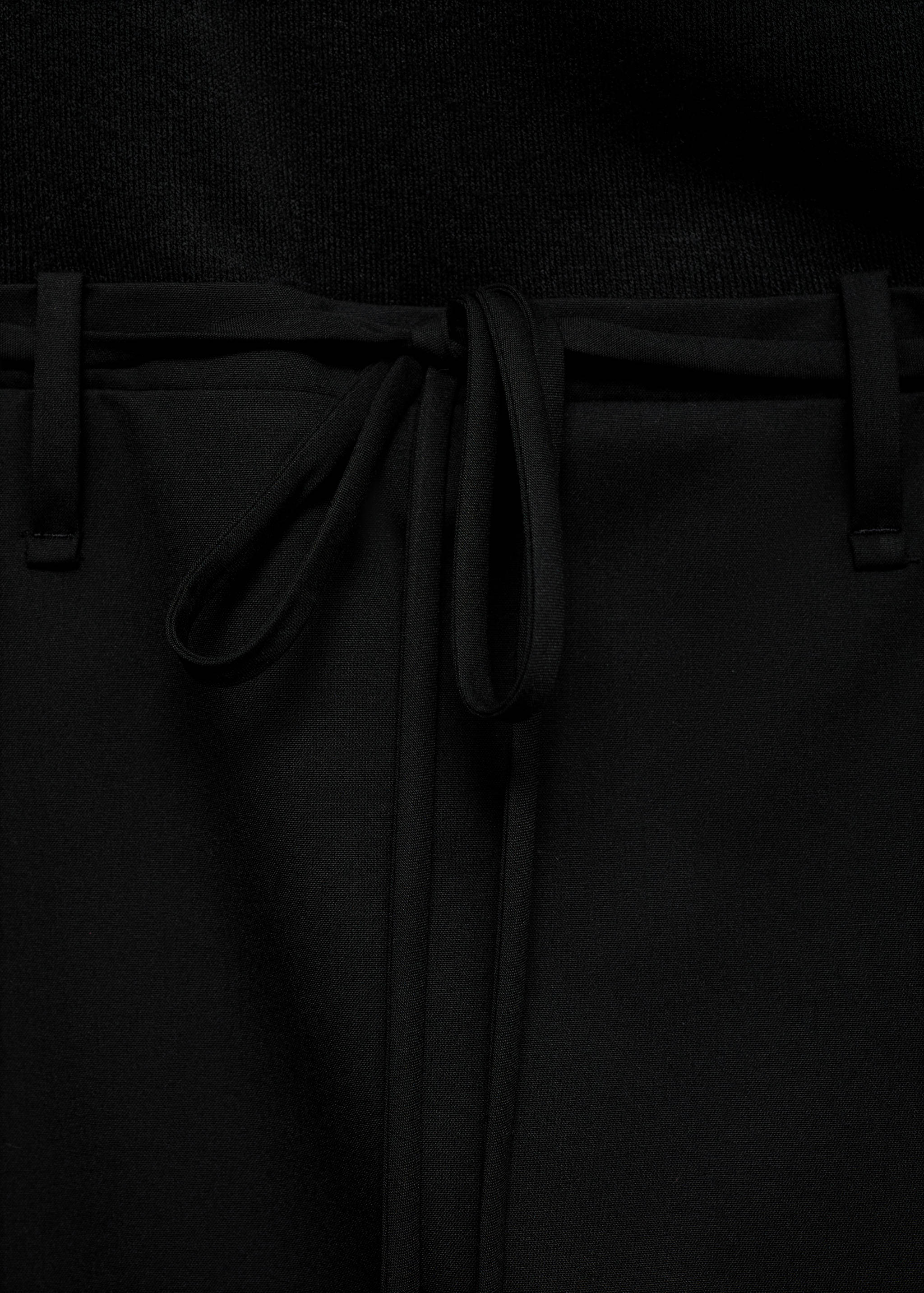Asymmetrical combined dress - Details of the article 8