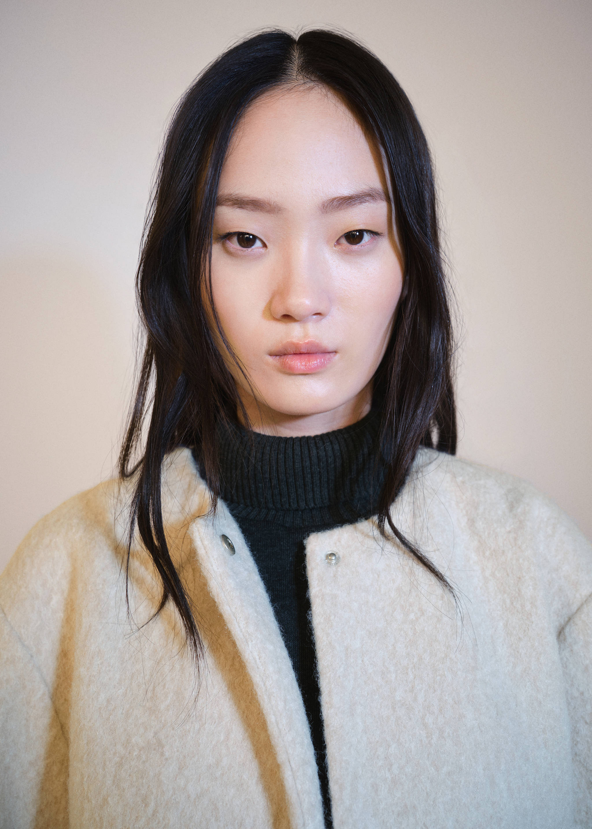 Jacket with scarf and pockets - Details of the article 1