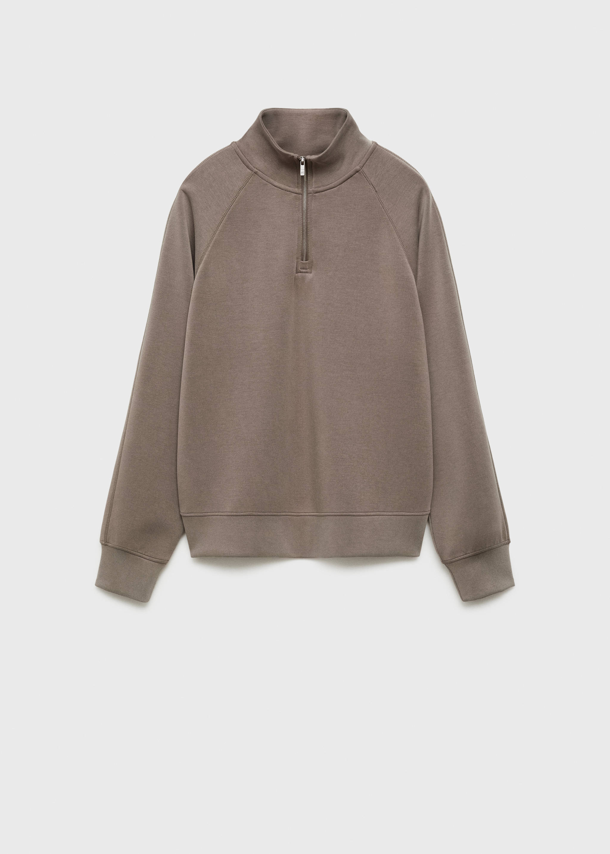Turtleneck sweatshirt with zip - Article without model
