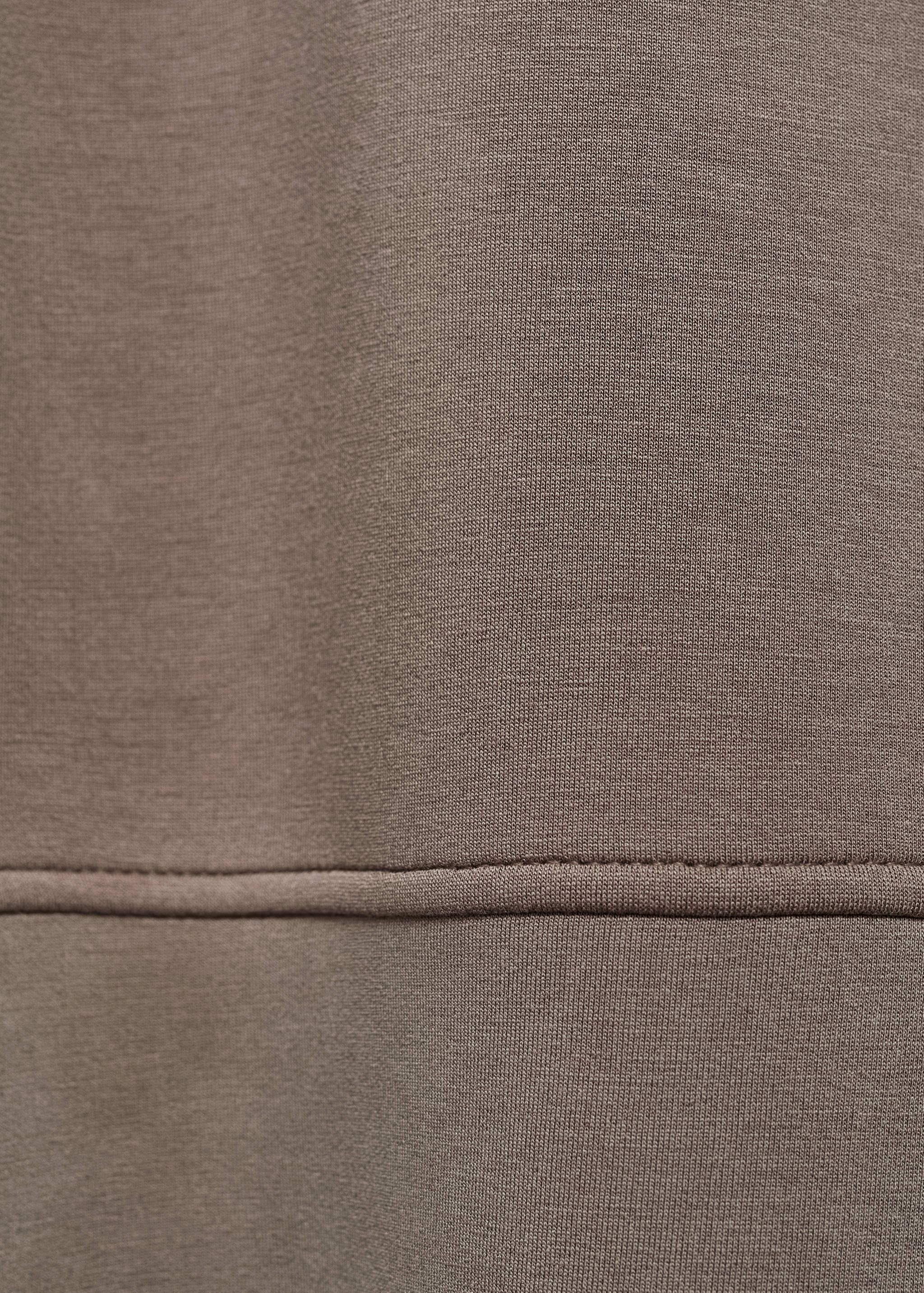 Turtleneck sweatshirt with zip - Details of the article 0